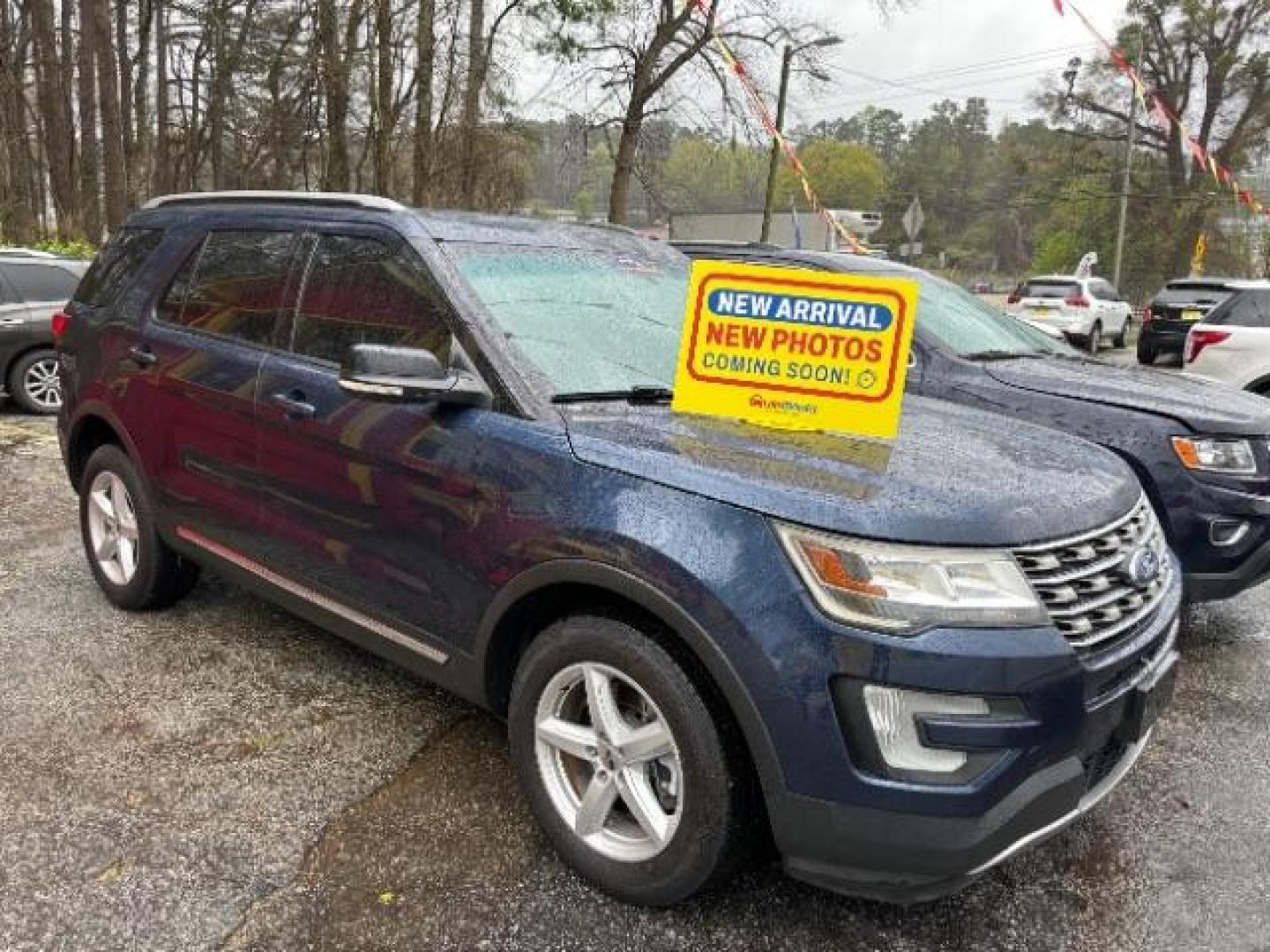 2016 Blue Ford Explorer XLT 4WD (1FM5K8D85GG) with an 3.5L V6 DOHC 24V engine, 6-Speed Automatic transmission, located at 1806 Veterans Memorial Hwy SW, Austell, GA, 30168, (770) 944-9558, 33.817959, -84.606987 - Photo#0