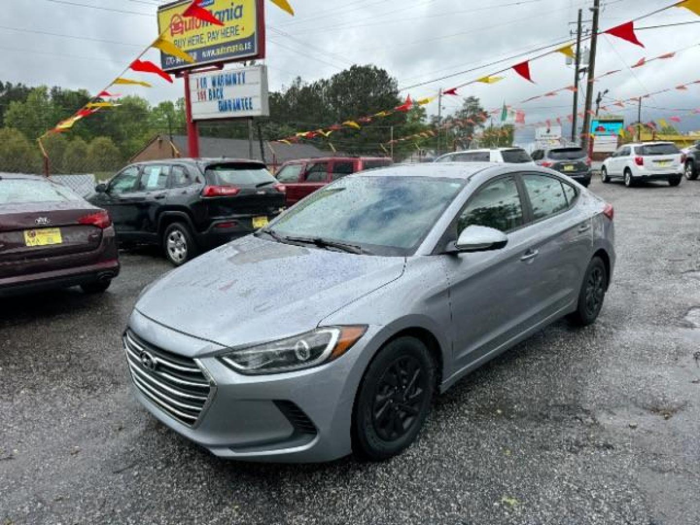 2017 Gray Hyundai Elantra SE 6AT (5NPD74LF9HH) with an 1.8L L4 DOHC 16V engine, 6-Speed Automatic transmission, located at 1806 Veterans Memorial Hwy SW, Austell, GA, 30168, (770) 944-9558, 33.817959, -84.606987 - Photo#0