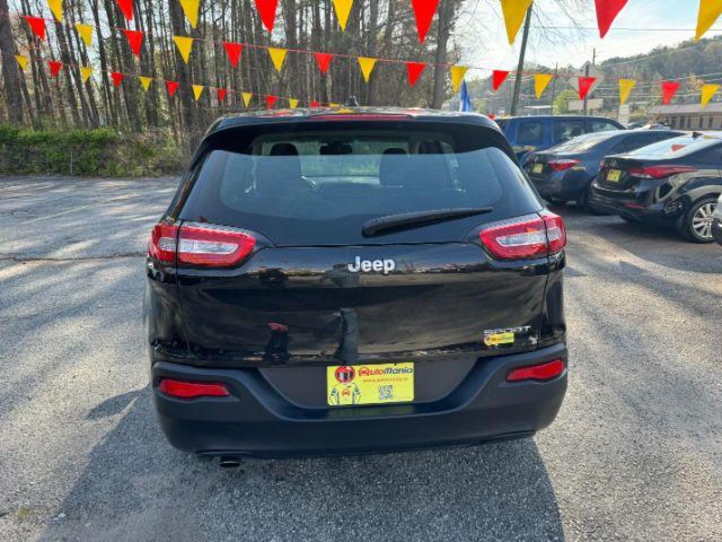 2014 Black Jeep Cherokee Sport FWD (1C4PJLAB7EW) with an 2.4L L4 DOHC 16V engine, 9-Speed Automatic transmission, located at 1806 Veterans Memorial Hwy SW, Austell, GA, 30168, (770) 944-9558, 33.817959, -84.606987 - Photo#4