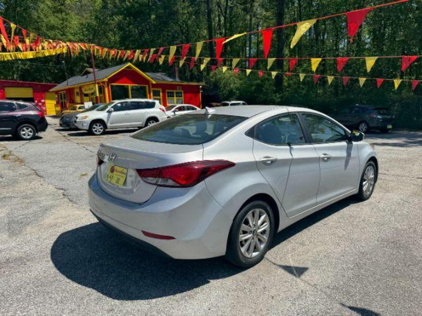 2014 Silver Hyundai Elantra GLS A/T (KMHDH4AE7EU) with an 1.8L L4 DOHC 16V engine, located at 1806 Veterans Memorial Hwy SW, Austell, GA, 30168, (770) 944-9558, 33.817959, -84.606987 - Photo#3