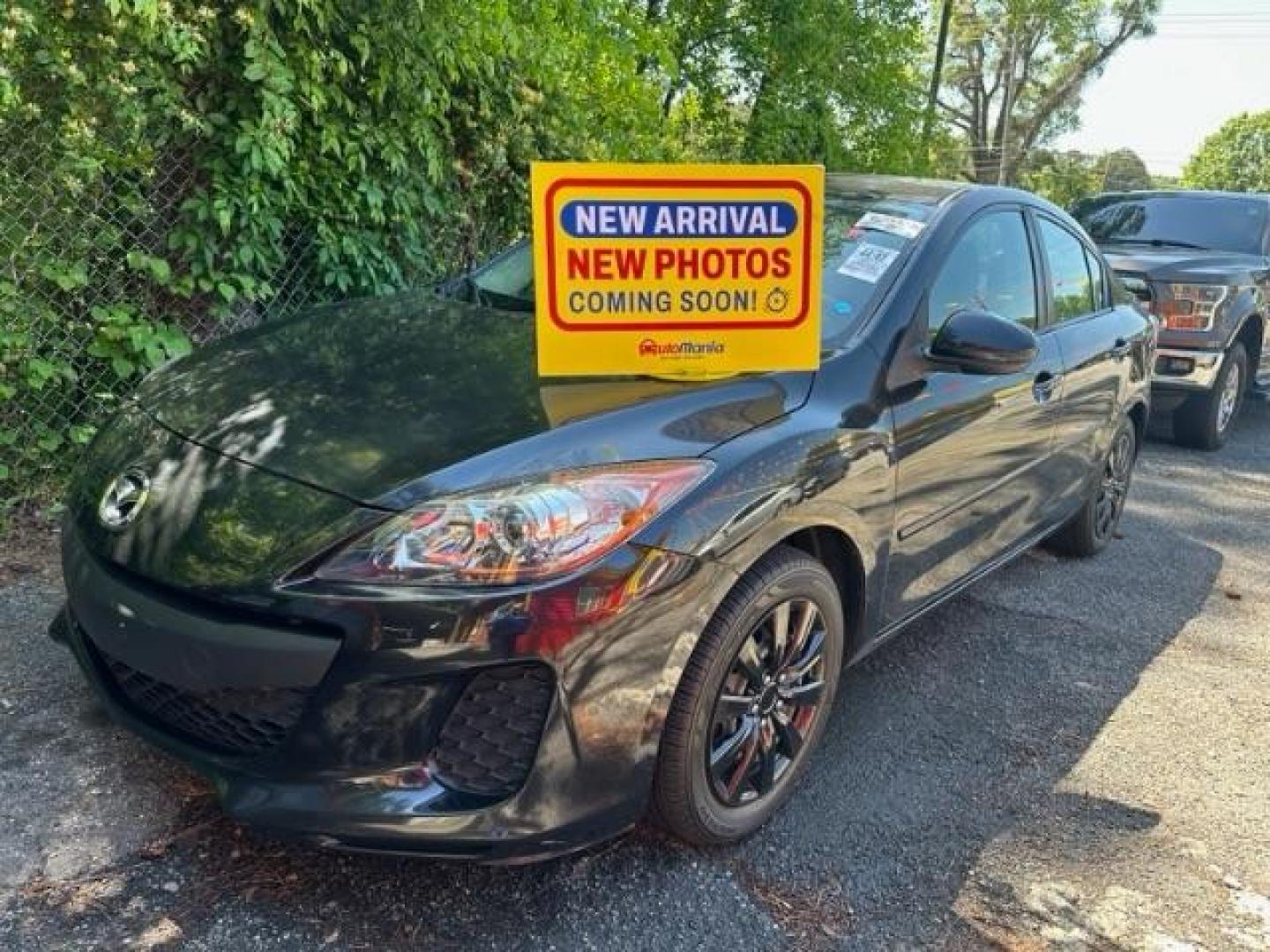 2013 Black Mazda MAZDA3 i SV AT 4-Door (JM1BL1TF0D1) with an 2.0L L4 DOHC 16V engine, 5-Speed Automatic transmission, located at 1806 Veterans Memorial Hwy SW, Austell, GA, 30168, (770) 944-9558, 33.817959, -84.606987 - Photo#0