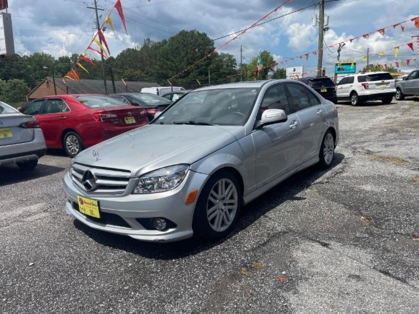 2009 Silver Mercedes-Benz C-Class C300 4MATIC Sport Sedan (WDDGF81X49R) with an 3.0L V6 DOHC 24V engine, 7-Speed Automatic transmission, located at 1806 Veterans Memorial Hwy SW, Austell, GA, 30168, (770) 944-9558, 33.817959, -84.606987 - Photo#0