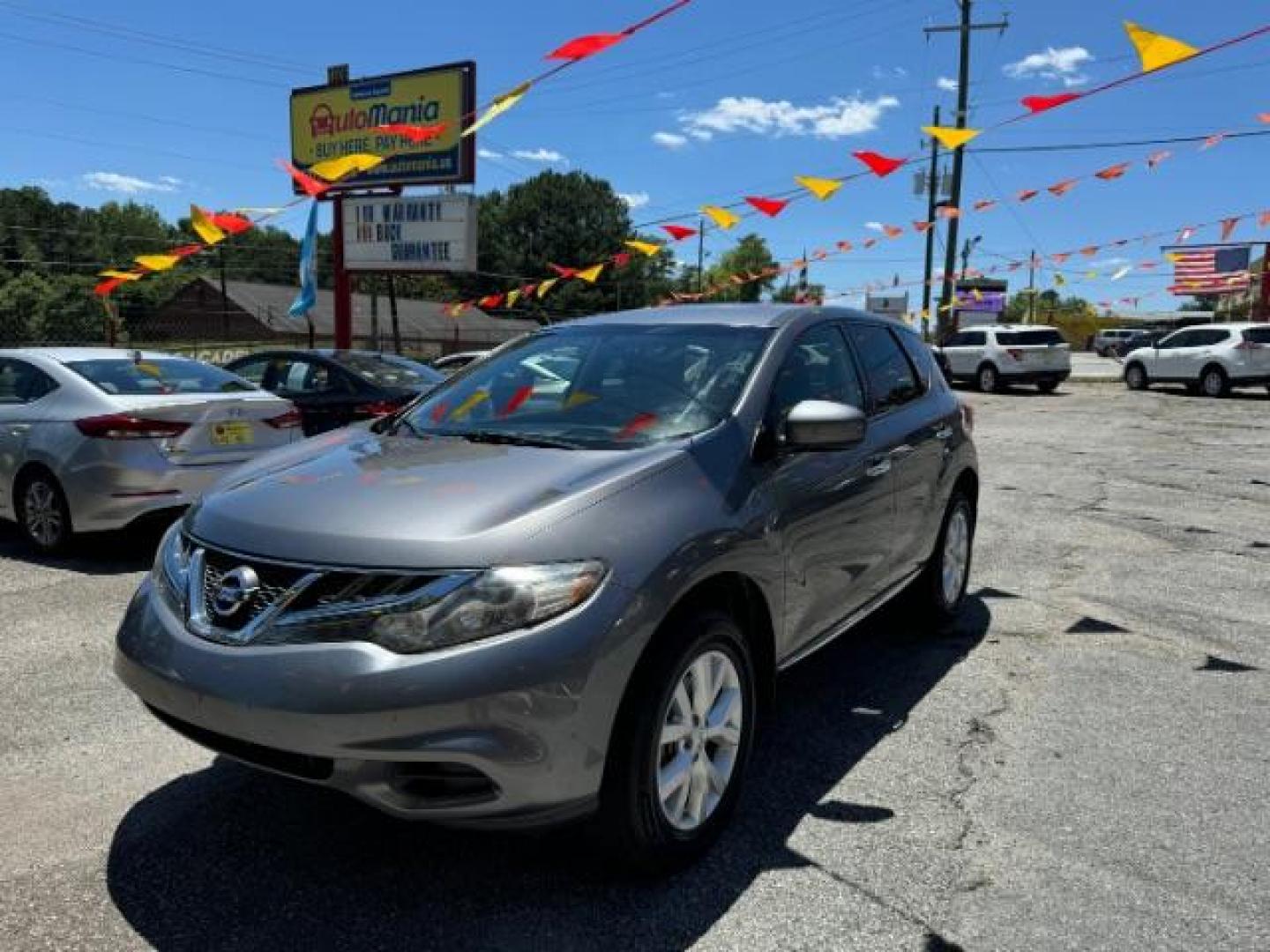 2013 Gray Nissan Murano S (JN8AZ1MU7DW) with an 3.5L V6 DOHC 24V engine, Continuously Variable Transmission transmission, located at 1806 Veterans Memorial Hwy SW, Austell, GA, 30168, (770) 944-9558, 33.817959, -84.606987 - Photo#0
