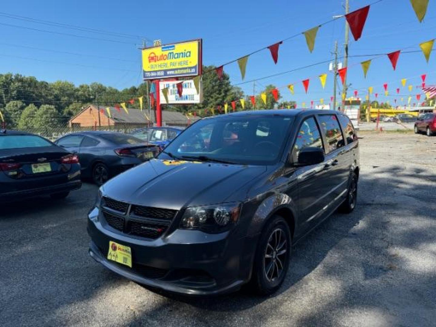 2016 Gray Dodge Grand Caravan SE Plus (2C4RDGBG6GR) with an 3.6L V6 DOHC 24V engine, 6-Speed Automatic transmission, located at 1806 Veterans Memorial Hwy SW, Austell, GA, 30168, (770) 944-9558, 33.817959, -84.606987 - Photo#0