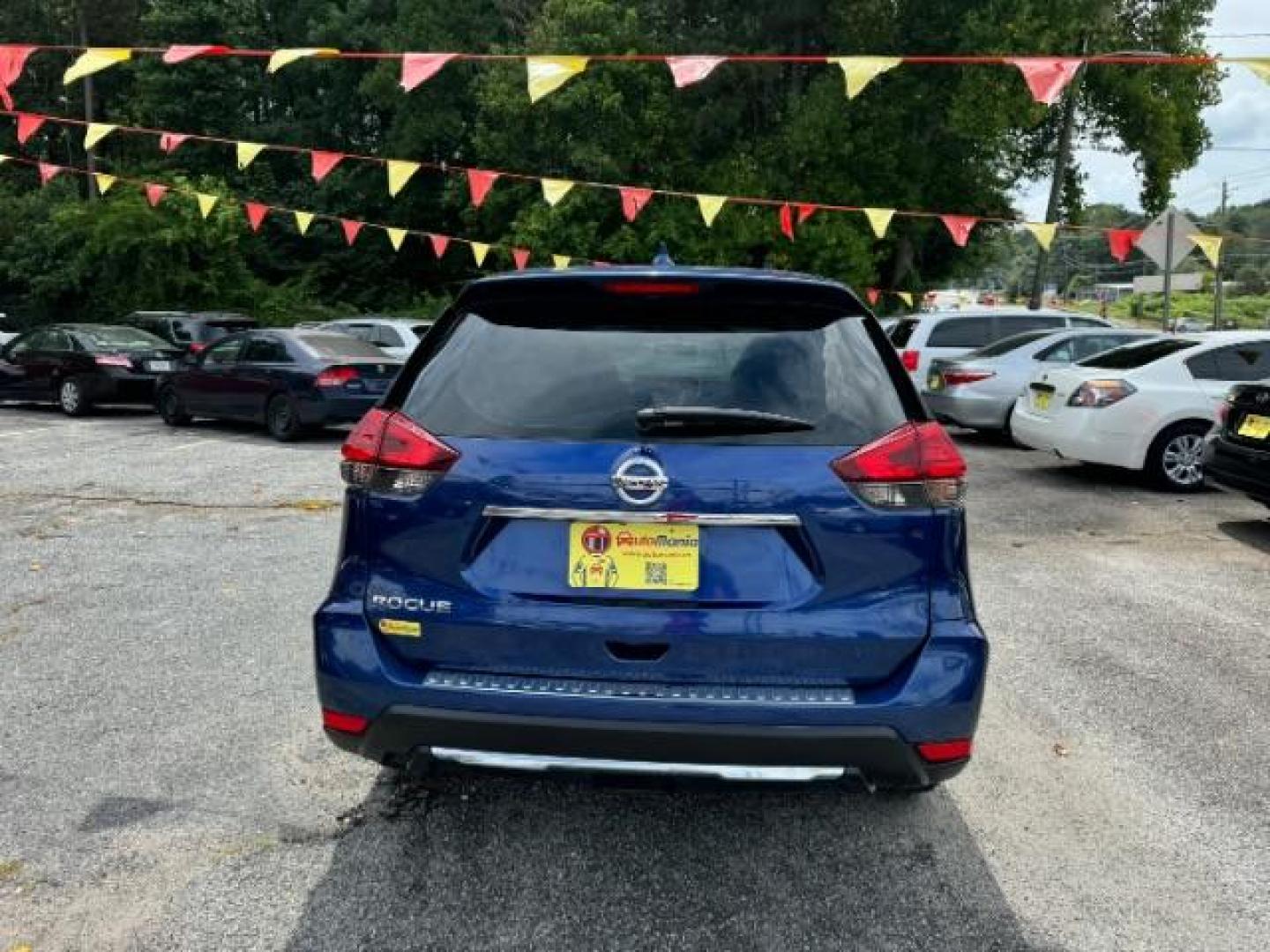 2017 Blue Nissan Rogue S 2WD (5N1AT2MT1HC) with an 2.5L L4 DOHC 16V engine, Continuously Variable Transmission transmission, located at 1806 Veterans Memorial Hwy SW, Austell, GA, 30168, (770) 944-9558, 33.817959, -84.606987 - Photo#2