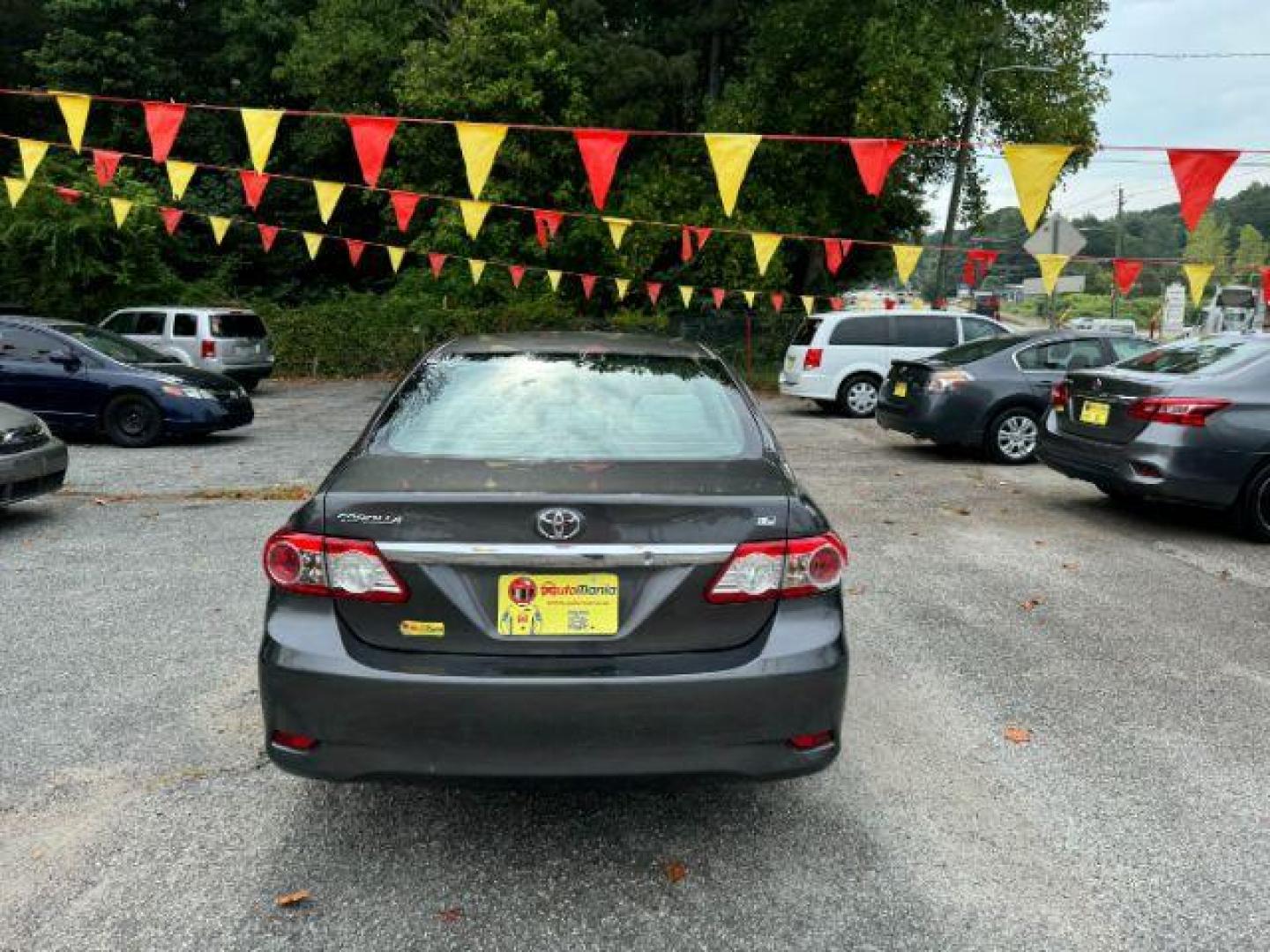 2012 Gray Toyota Corolla LE 4-Speed AT (5YFBU4EEXCP) with an 1.8L L4 DOHC 16V engine, 4-Speed Automatic transmission, located at 1806 Veterans Memorial Hwy SW, Austell, GA, 30168, (770) 944-9558, 33.817959, -84.606987 - Photo#2