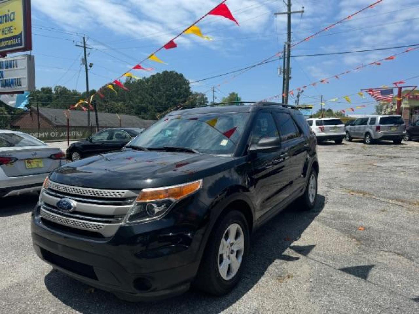 2014 Black Ford Explorer Base FWD (1FM5K7B87EG) with an 3.5L V6 DOHC 24V engine, 6-Speed Automatic transmission, located at 1806 Veterans Memorial Hwy SW, Austell, GA, 30168, (770) 944-9558, 33.817959, -84.606987 - Photo#0