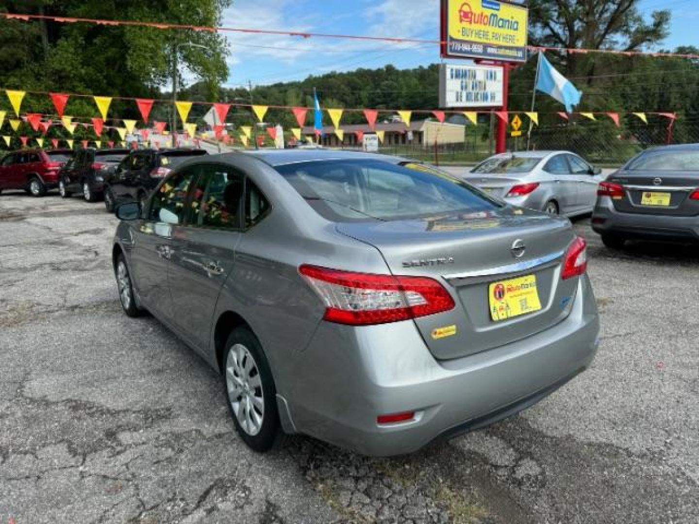 2014 Gray Nissan Sentra SEDAN 4-DR (3N1AB7AP2EL) with an 1.8L L4 SFI DOHC 16V engine, Continuously Variable Transmission transmission, located at 1806 Veterans Memorial Hwy SW, Austell, GA, 30168, (770) 944-9558, 33.817959, -84.606987 - Photo#5