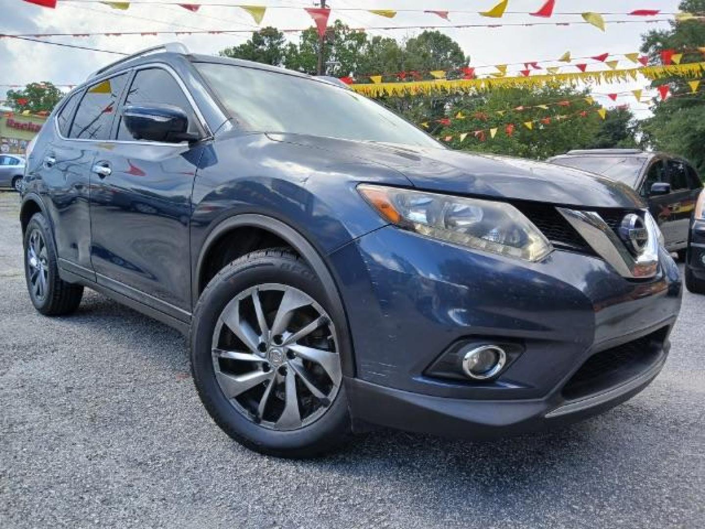 2015 Blue Nissan Rogue S 2WD (5N1AT2MT6FC) with an 2.5L L4 DOHC 16V engine, Continuously Variable Transmission transmission, located at 1806 Veterans Memorial Hwy SW, Austell, GA, 30168, (770) 944-9558, 33.817959, -84.606987 - Photo#0