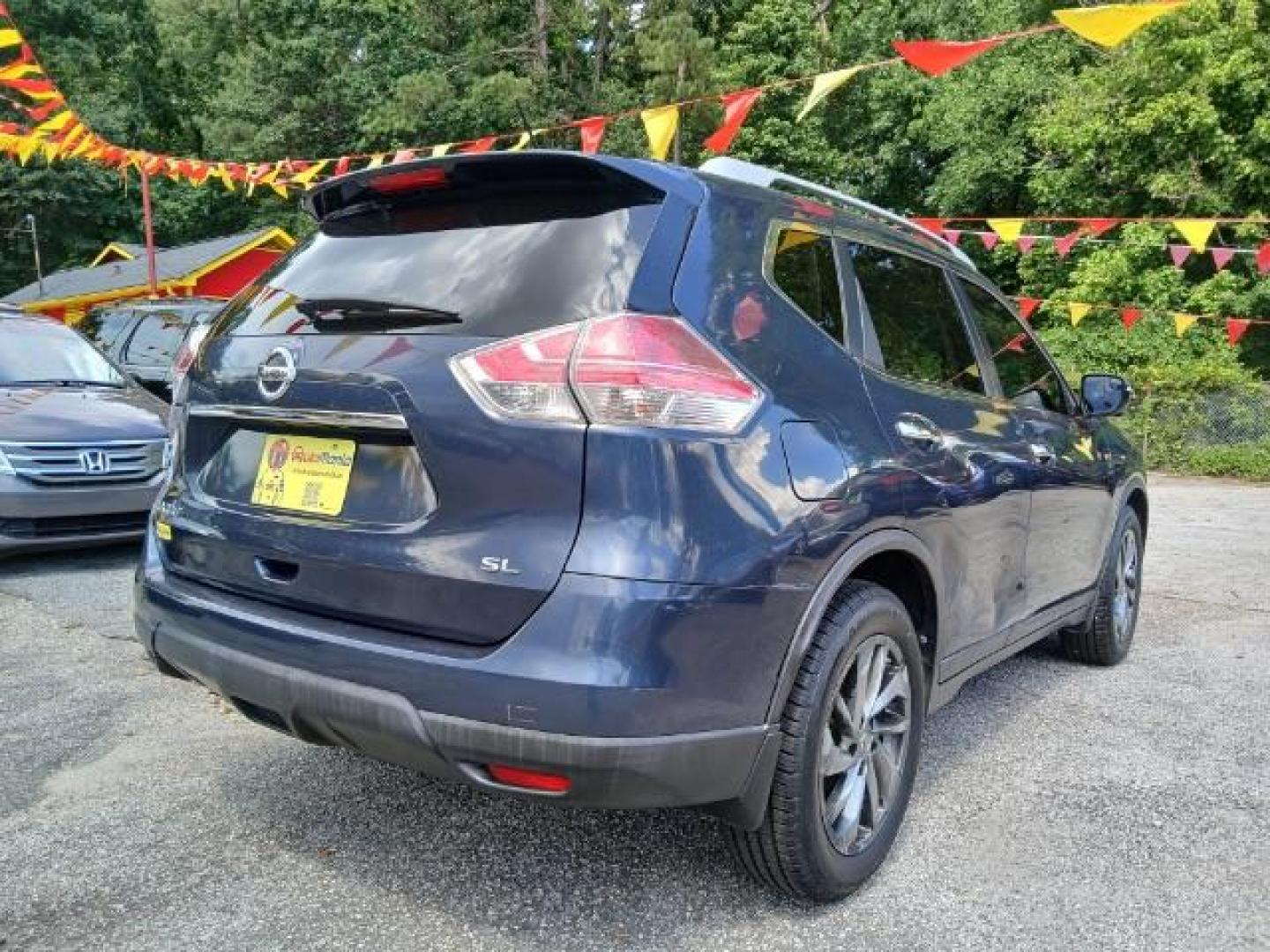 2015 Blue Nissan Rogue S 2WD (5N1AT2MT6FC) with an 2.5L L4 DOHC 16V engine, Continuously Variable Transmission transmission, located at 1806 Veterans Memorial Hwy SW, Austell, GA, 30168, (770) 944-9558, 33.817959, -84.606987 - Photo#3