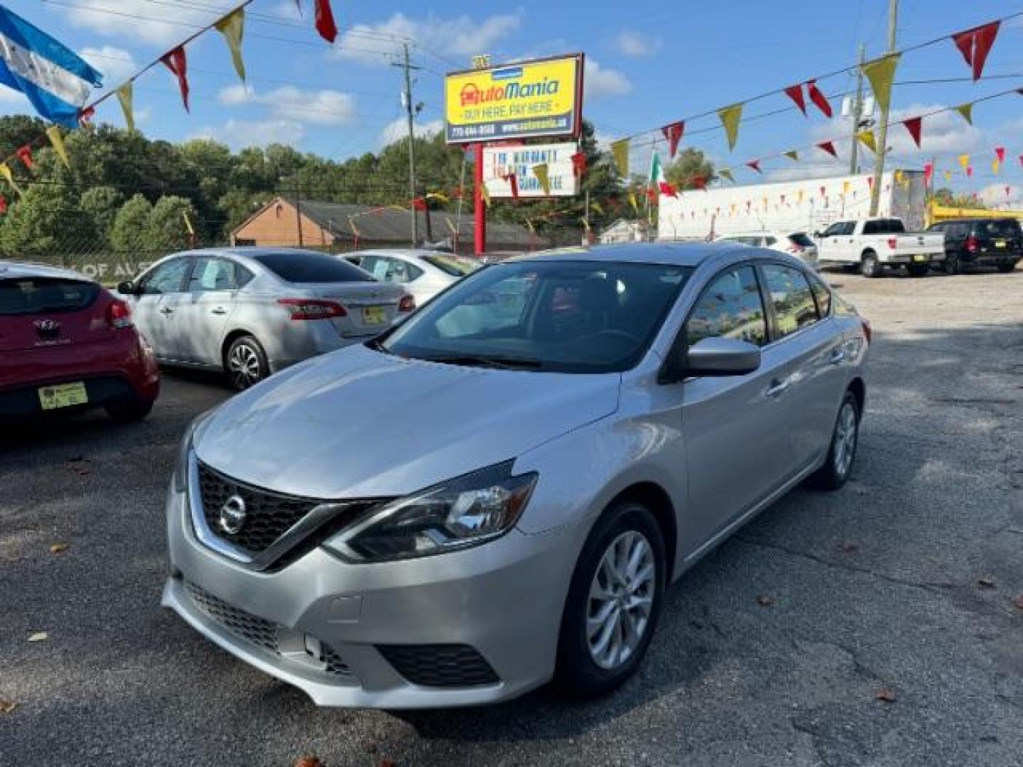 2019 Silver Nissan Sentra SV (3N1AB7AP7KY) with an 1.8L L4 SFI DOHC 16V engine, Continuously Variable Transmission transmission, located at 1806 Veterans Memorial Hwy SW, Austell, GA, 30168, (770) 944-9558, 33.817959, -84.606987 - Photo#0