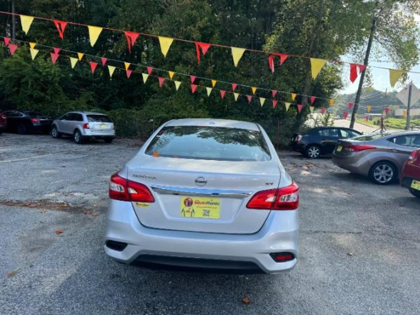 2019 Silver Nissan Sentra SV (3N1AB7AP7KY) with an 1.8L L4 SFI DOHC 16V engine, Continuously Variable Transmission transmission, located at 1806 Veterans Memorial Hwy SW, Austell, GA, 30168, (770) 944-9558, 33.817959, -84.606987 - Photo#4