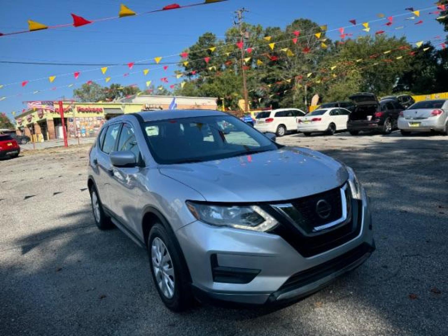 2017 Silver Nissan Rogue S 2WD (5N1AT2MT9HC) with an 2.5L L4 DOHC 16V engine, Continuously Variable Transmission transmission, located at 1806 Veterans Memorial Hwy SW, Austell, GA, 30168, (770) 944-9558, 33.817959, -84.606987 - Photo#2