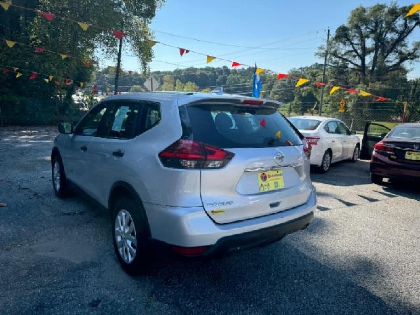 2017 Silver Nissan Rogue S 2WD (5N1AT2MT9HC) with an 2.5L L4 DOHC 16V engine, Continuously Variable Transmission transmission, located at 1806 Veterans Memorial Hwy SW, Austell, GA, 30168, (770) 944-9558, 33.817959, -84.606987 - Photo#5