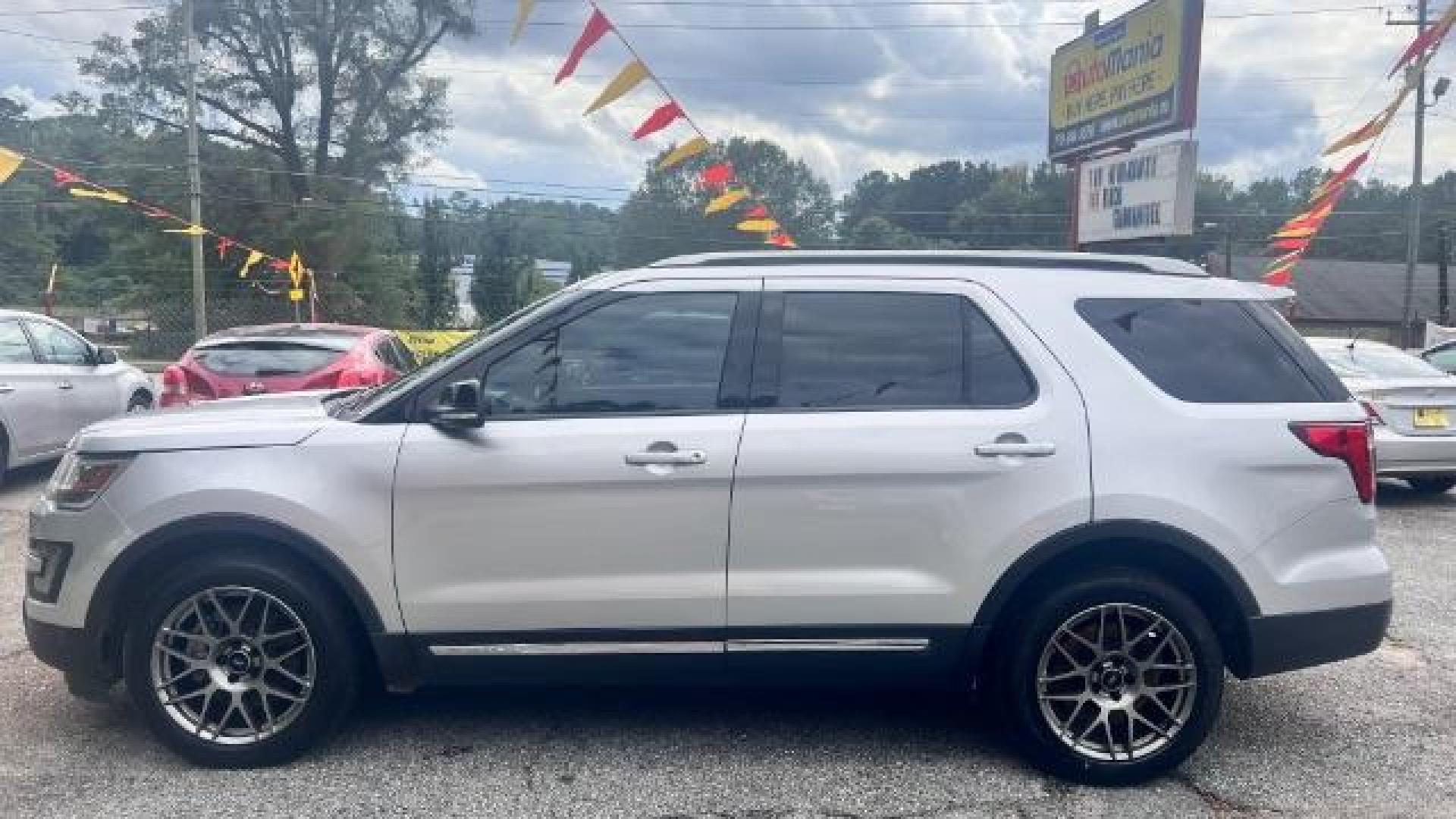 2016 SILVER Ford Explorer XLT FWD (1FM5K7D87GG) with an 3.5L V6 DOHC 24V engine, 6-Speed Automatic transmission, located at 1806 Veterans Memorial Hwy SW, Austell, GA, 30168, (770) 944-9558, 33.817959, -84.606987 - Photo#1