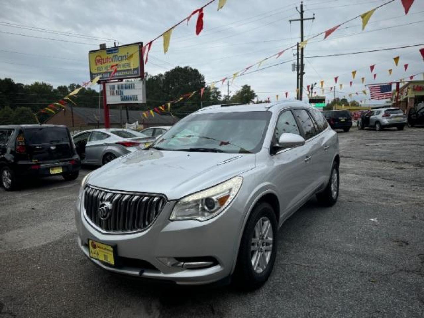 2015 Silver Buick Enclave Convenience FWD (5GAKRAKD5FJ) with an 3.6L V6 DOHC 24V engine, 6-Speed Automatic Overdrive transmission, located at 1806 Veterans Memorial Hwy SW, Austell, GA, 30168, (770) 944-9558, 33.817959, -84.606987 - Photo#0