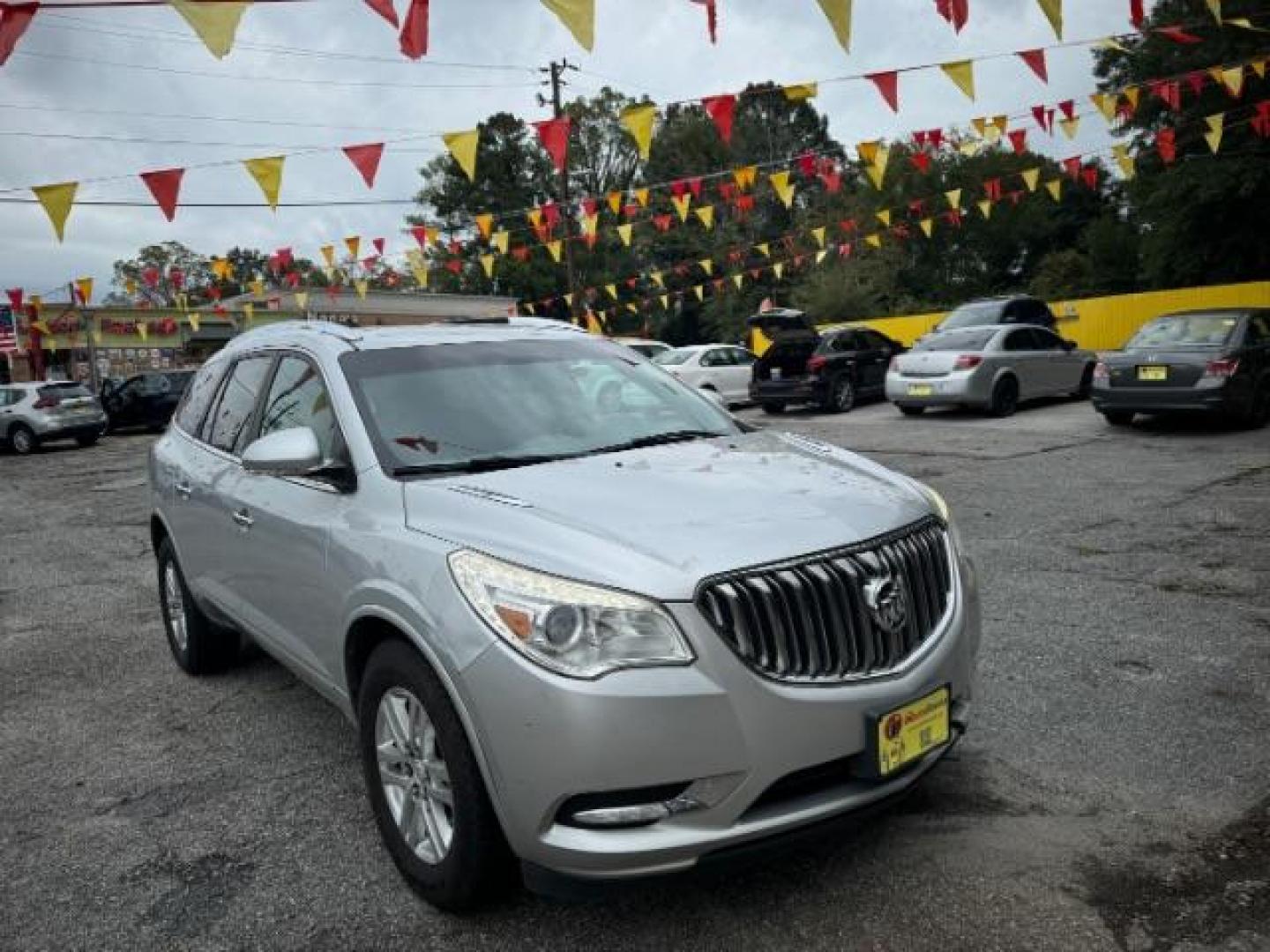 2015 Silver Buick Enclave Convenience FWD (5GAKRAKD5FJ) with an 3.6L V6 DOHC 24V engine, 6-Speed Automatic Overdrive transmission, located at 1806 Veterans Memorial Hwy SW, Austell, GA, 30168, (770) 944-9558, 33.817959, -84.606987 - Photo#2