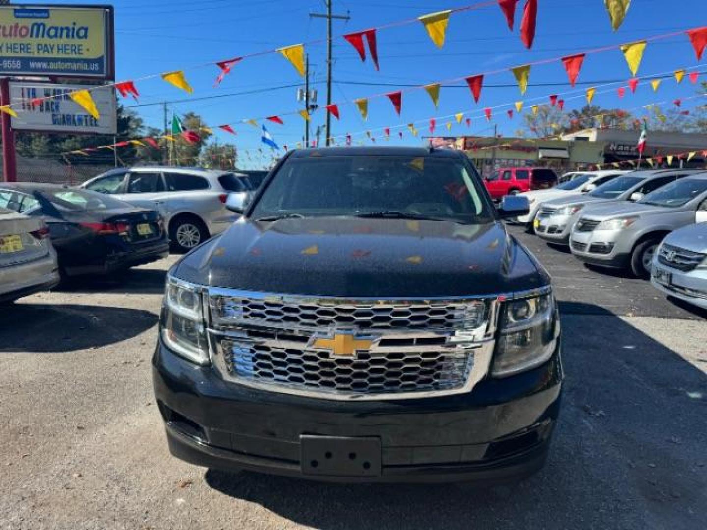 2016 Black Chevrolet Tahoe LT 4WD (1GNSKBKC9GR) with an 5.3L V8 OHV 16V engine, 6-Speed Automatic transmission, located at 1806 Veterans Memorial Hwy SW, Austell, GA, 30168, (770) 944-9558, 33.817959, -84.606987 - Photo#1