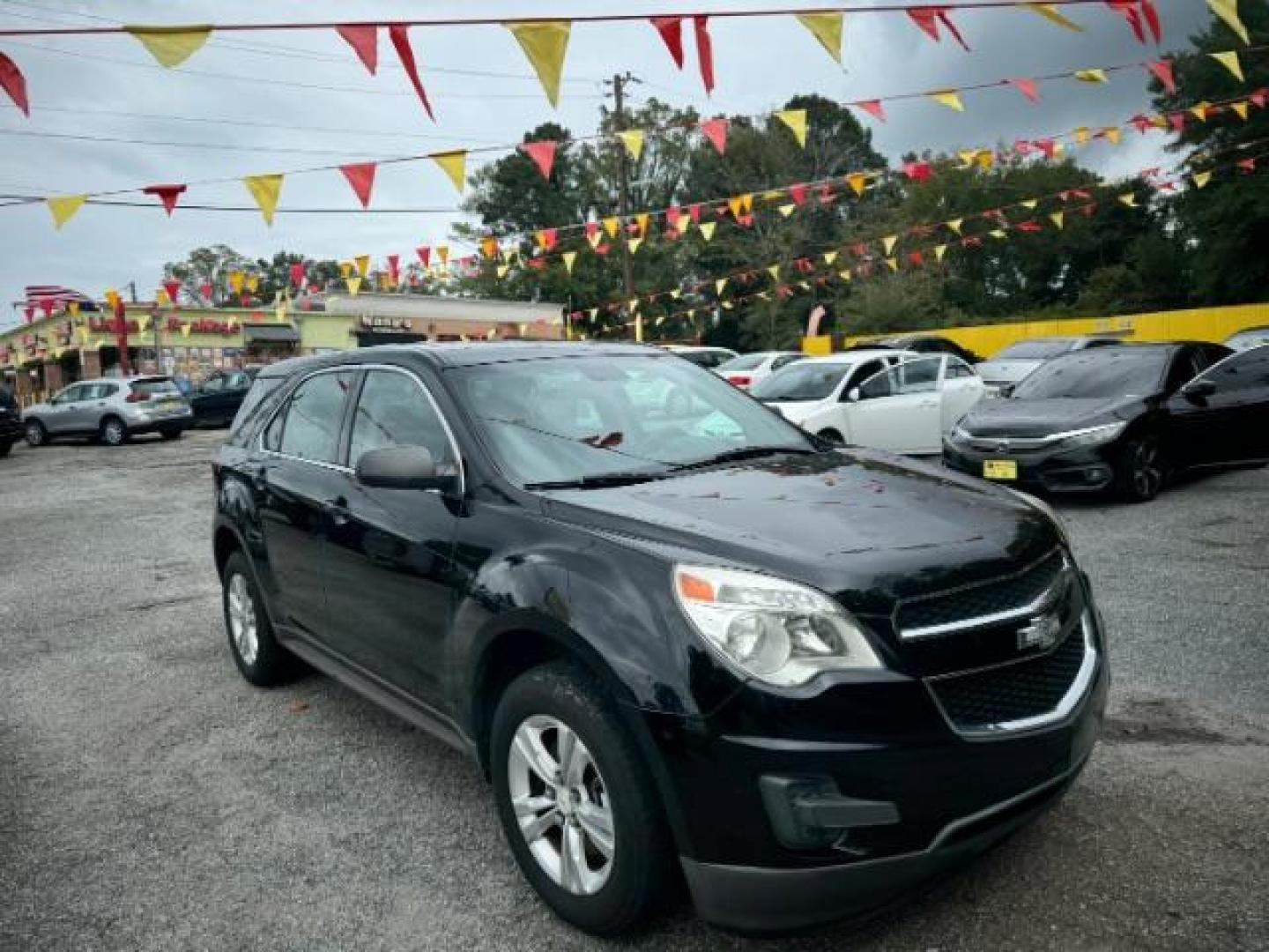 2013 Black Chevrolet Equinox LS 2WD (2GNALBEK6D1) with an 2.4L L4 DOHC 16V engine, 6-Speed Automatic transmission, located at 1806 Veterans Memorial Hwy SW, Austell, GA, 30168, (770) 944-9558, 33.817959, -84.606987 - Photo#0