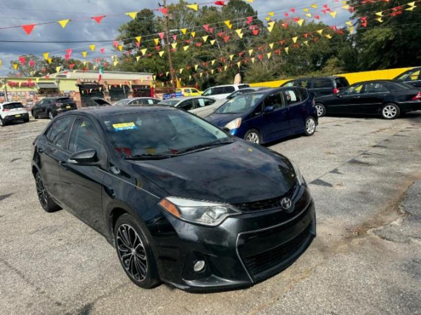 2014 Black Toyota Corolla S CVT (5YFBURHE2EP) with an 1.8L L4 DOHC 16V engine, Continuously Variable Transmission transmission, located at 1806 Veterans Memorial Hwy SW, Austell, GA, 30168, (770) 944-9558, 33.817959, -84.606987 - Photo#1