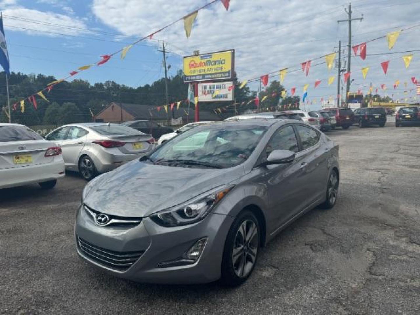 2016 SILVER Hyundai Elantra Sport 6AT (KMHDH4AH8GU) with an 2.0L L4 DOHC 16V engine, 6-Speed Automatic transmission, located at 1806 Veterans Memorial Hwy SW, Austell, GA, 30168, (770) 944-9558, 33.817959, -84.606987 - Photo#0