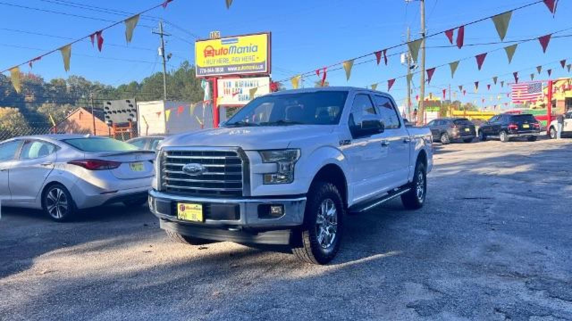 2017 White Ford F-150 XLT SuperCrew 6.5-ft. Bed 4WD (1FTEW1EF1HK) with an 5.0L V8 engine, 6-Speed Automatic transmission, located at 1806 Veterans Memorial Hwy SW, Austell, GA, 30168, (770) 944-9558, 33.817959, -84.606987 - Photo#0