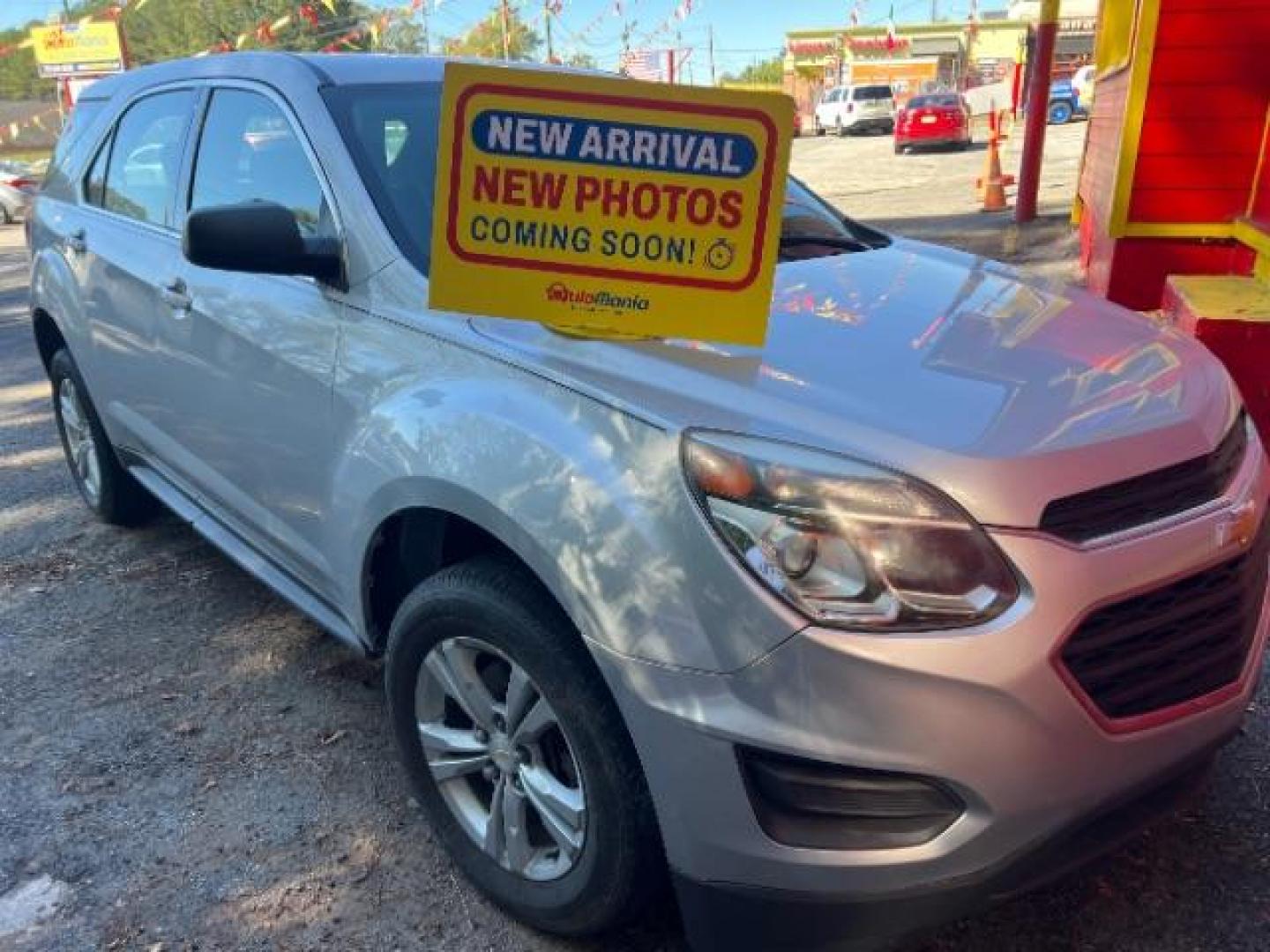 2017 Silver Chevrolet Equinox LS 2WD (2GNALBEK7H1) with an 2.4L L4 DOHC 16V FFV engine, 6-Speed Automatic transmission, located at 1806 Veterans Memorial Hwy SW, Austell, GA, 30168, (770) 944-9558, 33.817959, -84.606987 - Photo#0