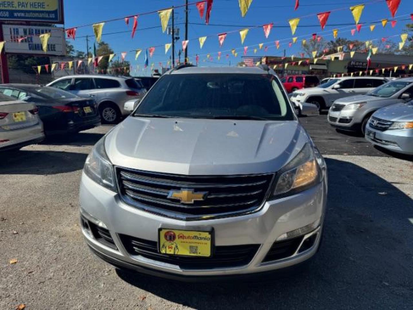 2016 Silver Chevrolet Traverse 2LT AWD (1GNKVHKD5GJ) with an 3.6L V6 DOHC 24V engine, 6-Speed Automatic transmission, located at 1806 Veterans Memorial Hwy SW, Austell, GA, 30168, (770) 944-9558, 33.817959, -84.606987 - Photo#1