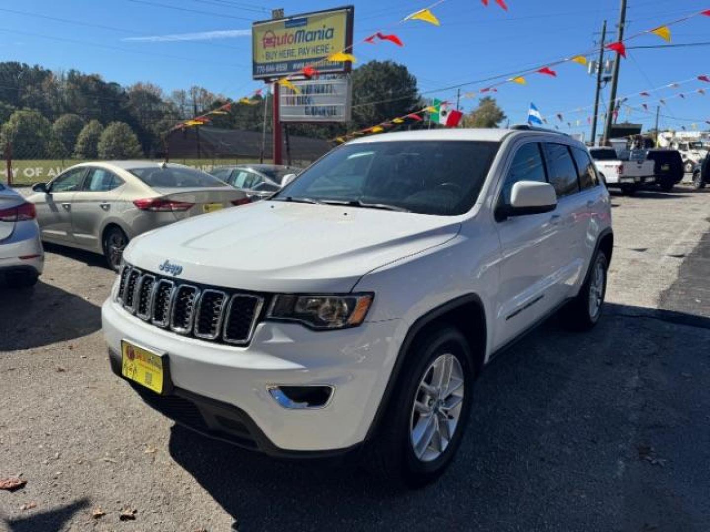 2017 White Jeep Grand Cherokee Laredo 4WD (1C4RJFAG0HC) with an 3.6L V6 DOHC 24V engine, 8-Speed Automatic transmission, located at 1806 Veterans Memorial Hwy SW, Austell, GA, 30168, (770) 944-9558, 33.817959, -84.606987 - Photo#0