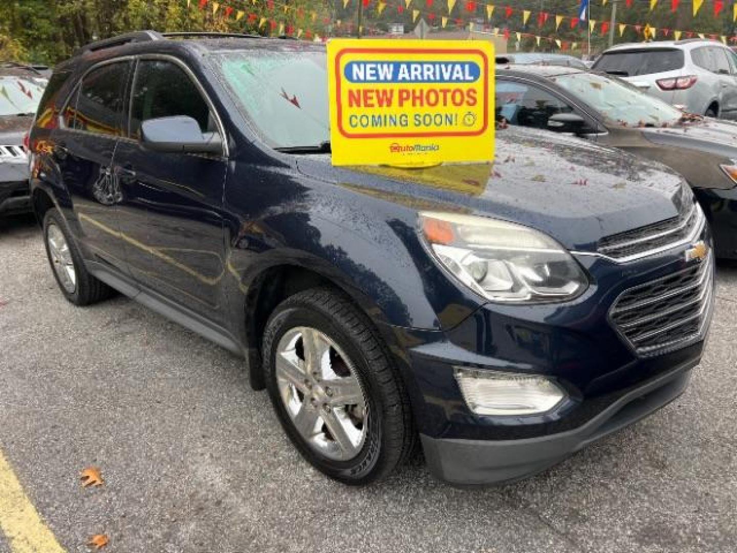 2016 Blue Chevrolet Equinox LT 2WD (2GNALCEK0G1) with an 2.4L L4 DOHC 16V FFV engine, 6-Speed Automatic transmission, located at 1806 Veterans Memorial Hwy SW, Austell, GA, 30168, (770) 944-9558, 33.817959, -84.606987 - Photo#0