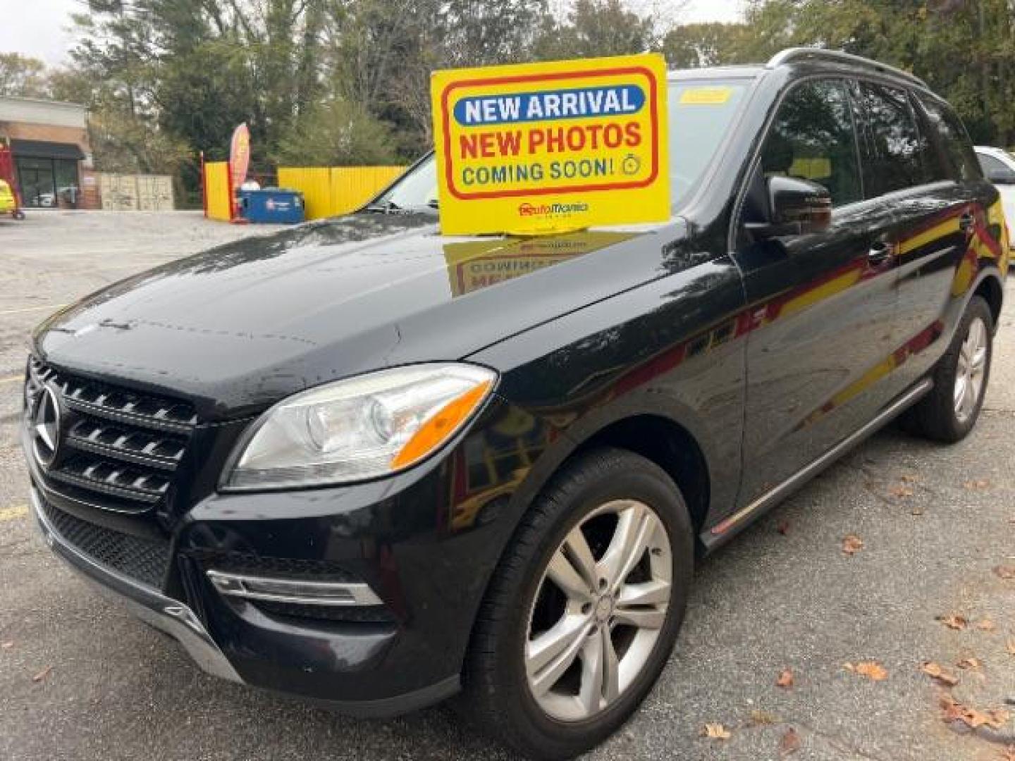 2014 Black Mercedes-Benz M-Class ML350 4MATIC (4JGDA5HB4EA) with an 3.5L V6 DOHC 24V engine, 7-Speed Automatic transmission, located at 1806 Veterans Memorial Hwy SW, Austell, GA, 30168, (770) 944-9558, 33.817959, -84.606987 - Photo#0