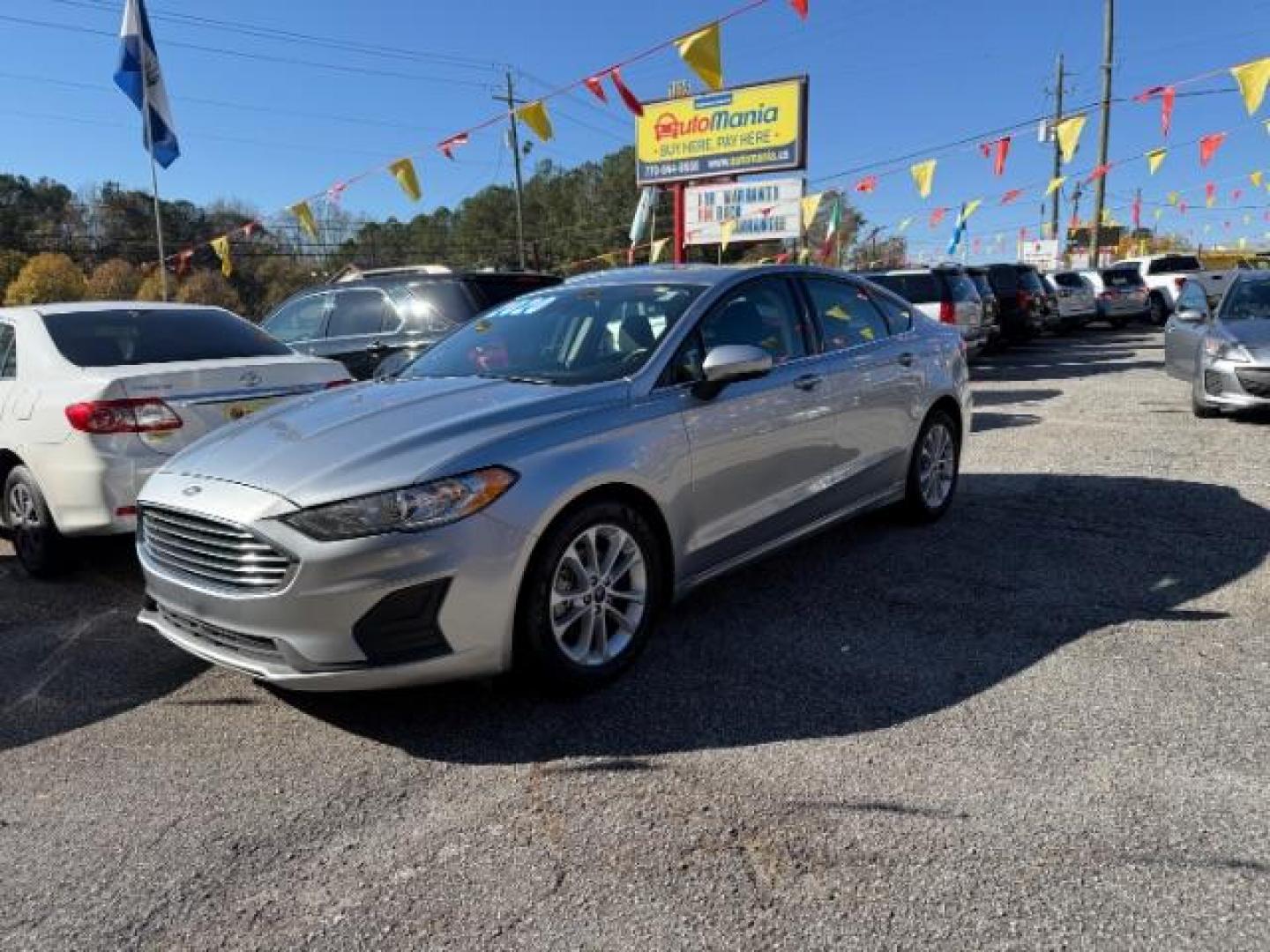 2020 Silver Ford Fusion SE (3FA6P0HD9LR) with an 1.5L L4 DOHC 16V engine, 6-Speed Automatic transmission, located at 1806 Veterans Memorial Hwy SW, Austell, GA, 30168, (770) 944-9558, 33.817959, -84.606987 - Photo#0