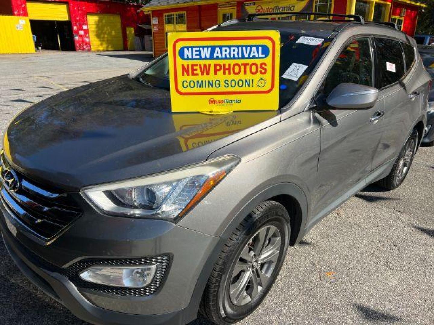 2014 Gray Hyundai Santa Fe Sport 2.4 FWD (5XYZU3LB8EG) with an 2.4L L4 DOHC 16V engine, 6-Speed Automatic transmission, located at 1806 Veterans Memorial Hwy SW, Austell, GA, 30168, (770) 944-9558, 33.817959, -84.606987 - Photo#0