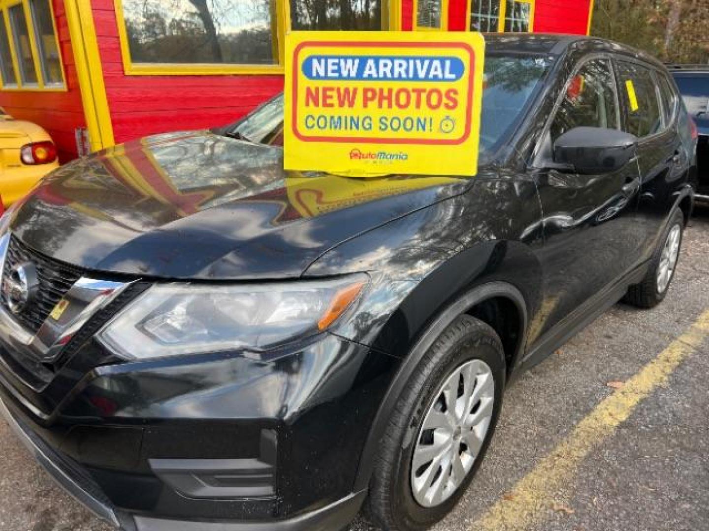 2017 Black Nissan Rogue S 2WD (KNMAT2MT0HP) with an 2.5L L4 DOHC 16V engine, Continuously Variable Transmission transmission, located at 1806 Veterans Memorial Hwy SW, Austell, GA, 30168, (770) 944-9558, 33.817959, -84.606987 - Photo#0