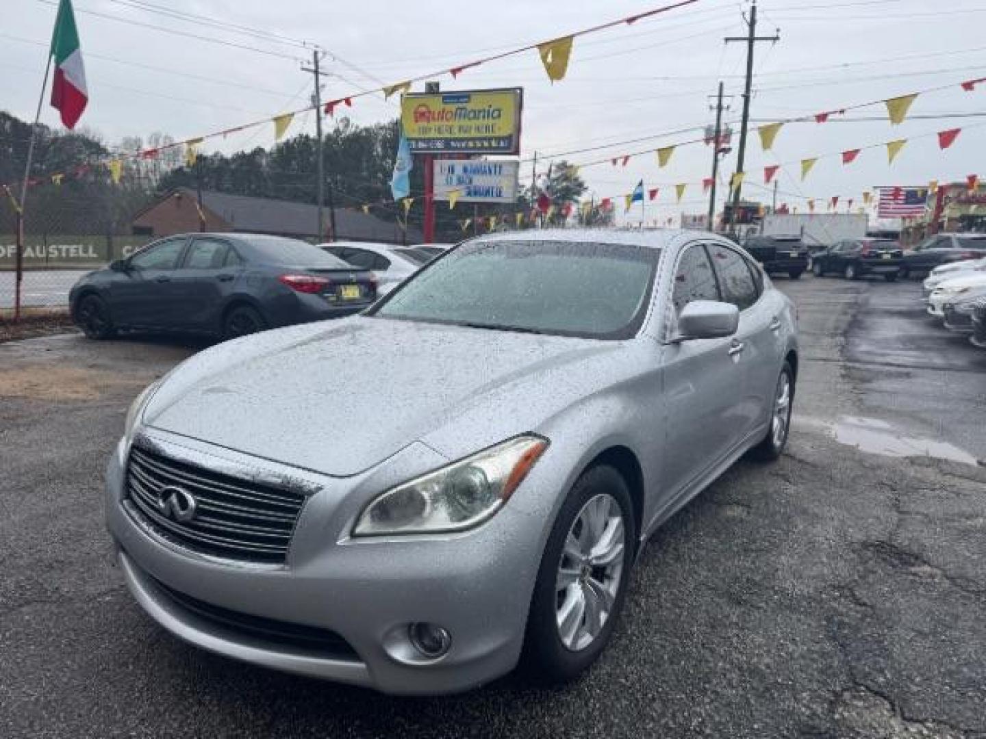 2011 Silver Infiniti M M37 (JN1BY1AP7BM) with an 3.7L V6 DOHC 24V engine, 7-Speed Automatic transmission, located at 1806 Veterans Memorial Hwy SW, Austell, GA, 30168, (770) 944-9558, 33.817959, -84.606987 - Photo#0