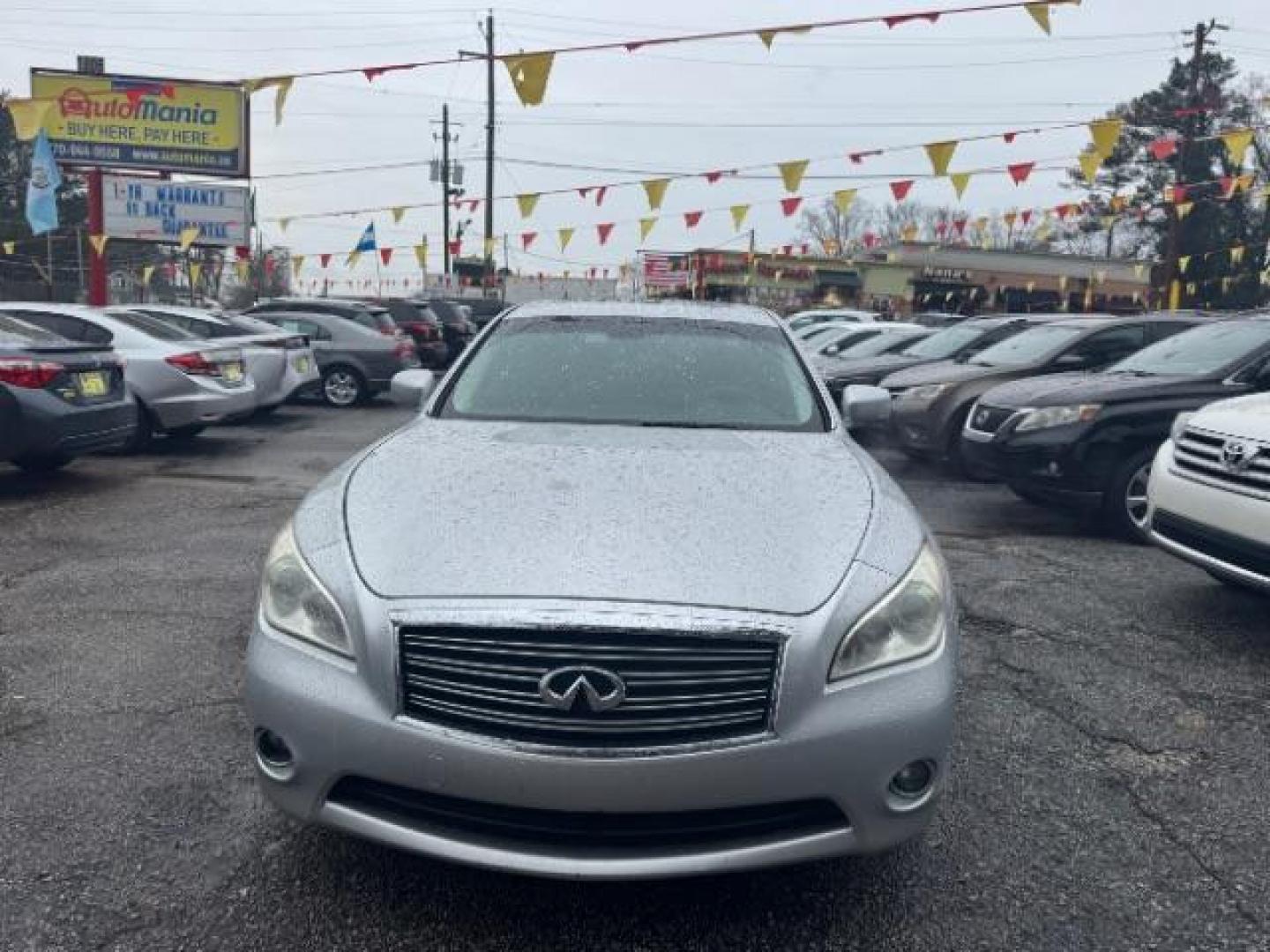 2011 Silver Infiniti M M37 (JN1BY1AP7BM) with an 3.7L V6 DOHC 24V engine, 7-Speed Automatic transmission, located at 1806 Veterans Memorial Hwy SW, Austell, GA, 30168, (770) 944-9558, 33.817959, -84.606987 - Photo#1