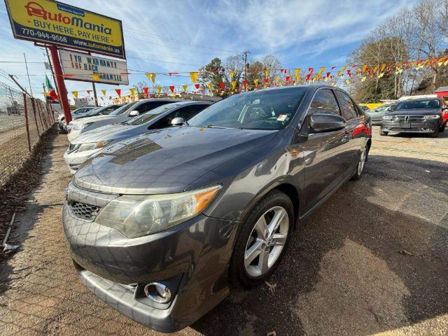 2013 Gray Toyota Camry SE (4T1BF1FK5DU) with an 2.5L L4 DOHC 16V engine, 6-Speed Automatic transmission, located at 1806 Veterans Memorial Hwy SW, Austell, GA, 30168, (770) 944-9558, 33.817959, -84.606987 - Photo#0