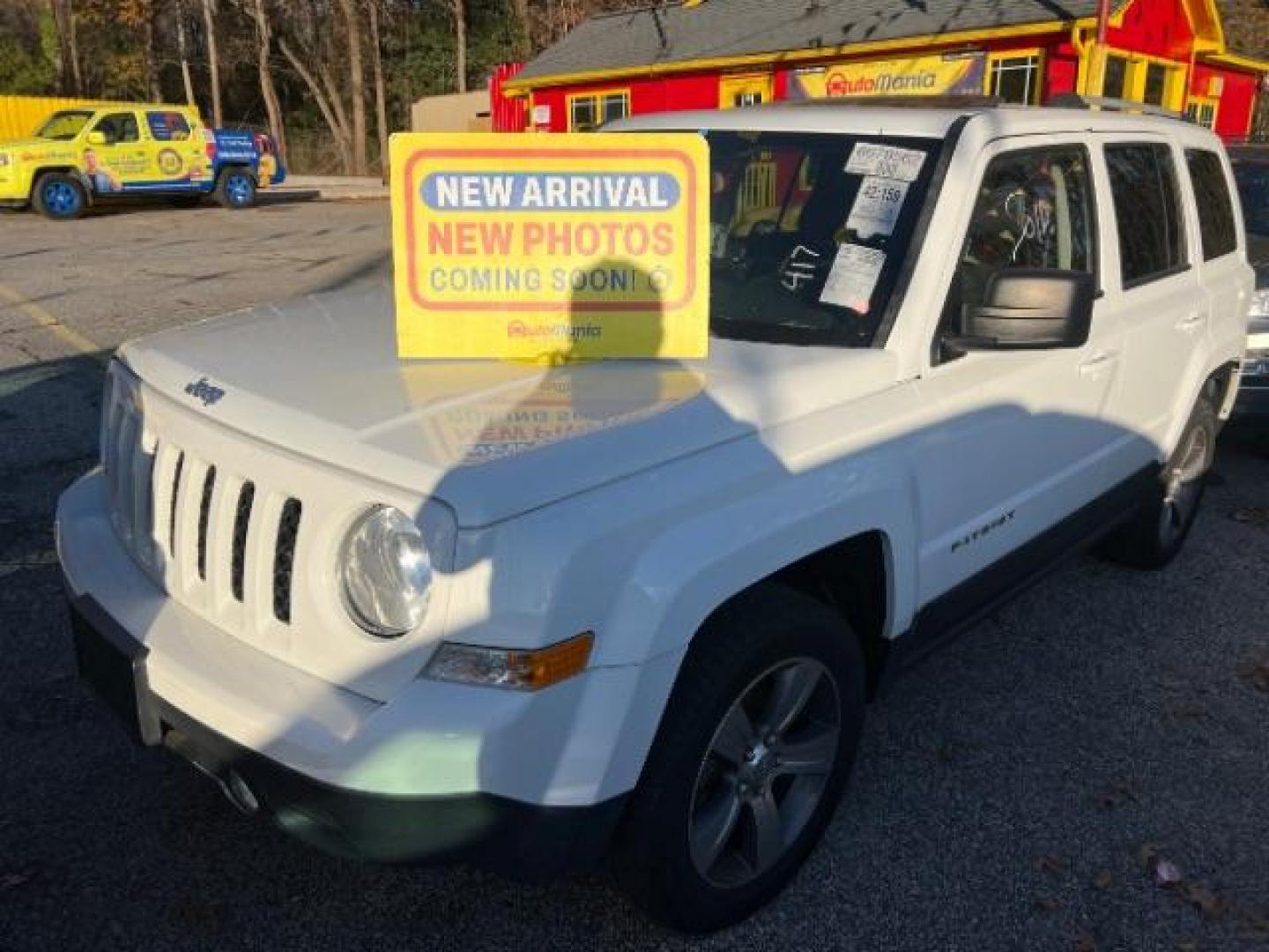 2016 White Jeep Patriot Latitude 4WD (1C4NJRFB0GD) with an 2.4L L4 DOHC 16V engine, Continuously Variable Transmission transmission, located at 1806 Veterans Memorial Hwy SW, Austell, GA, 30168, (770) 944-9558, 33.817959, -84.606987 - Photo#0