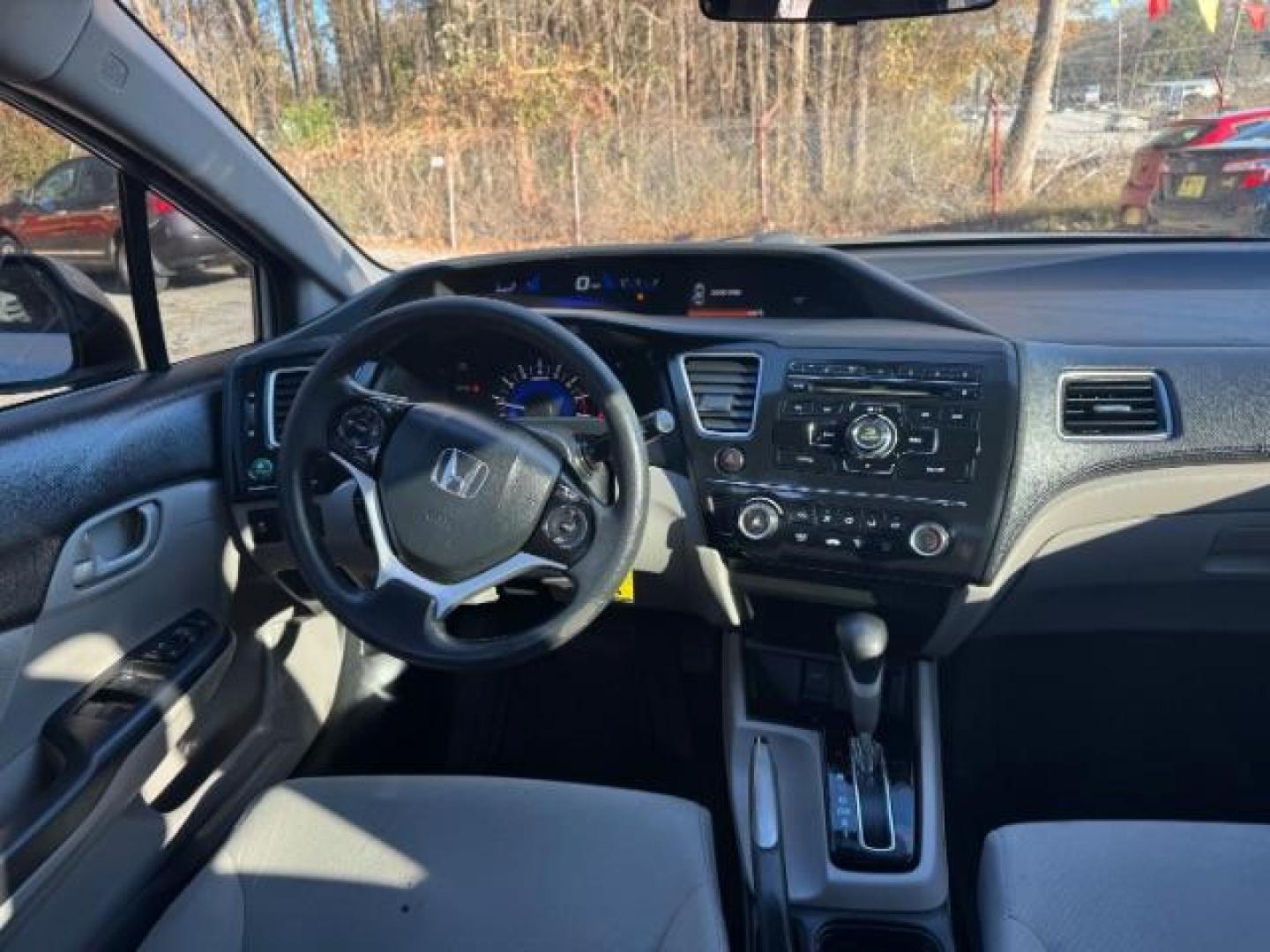 2013 Silver Honda Civic LX Sedan 5-Speed AT (19XFB2F59DE) with an 1.8L L4 SOHC 16V engine, 5-Speed Automatic transmission, located at 1806 Veterans Memorial Hwy SW, Austell, GA, 30168, (770) 944-9558, 33.817959, -84.606987 - Photo#12