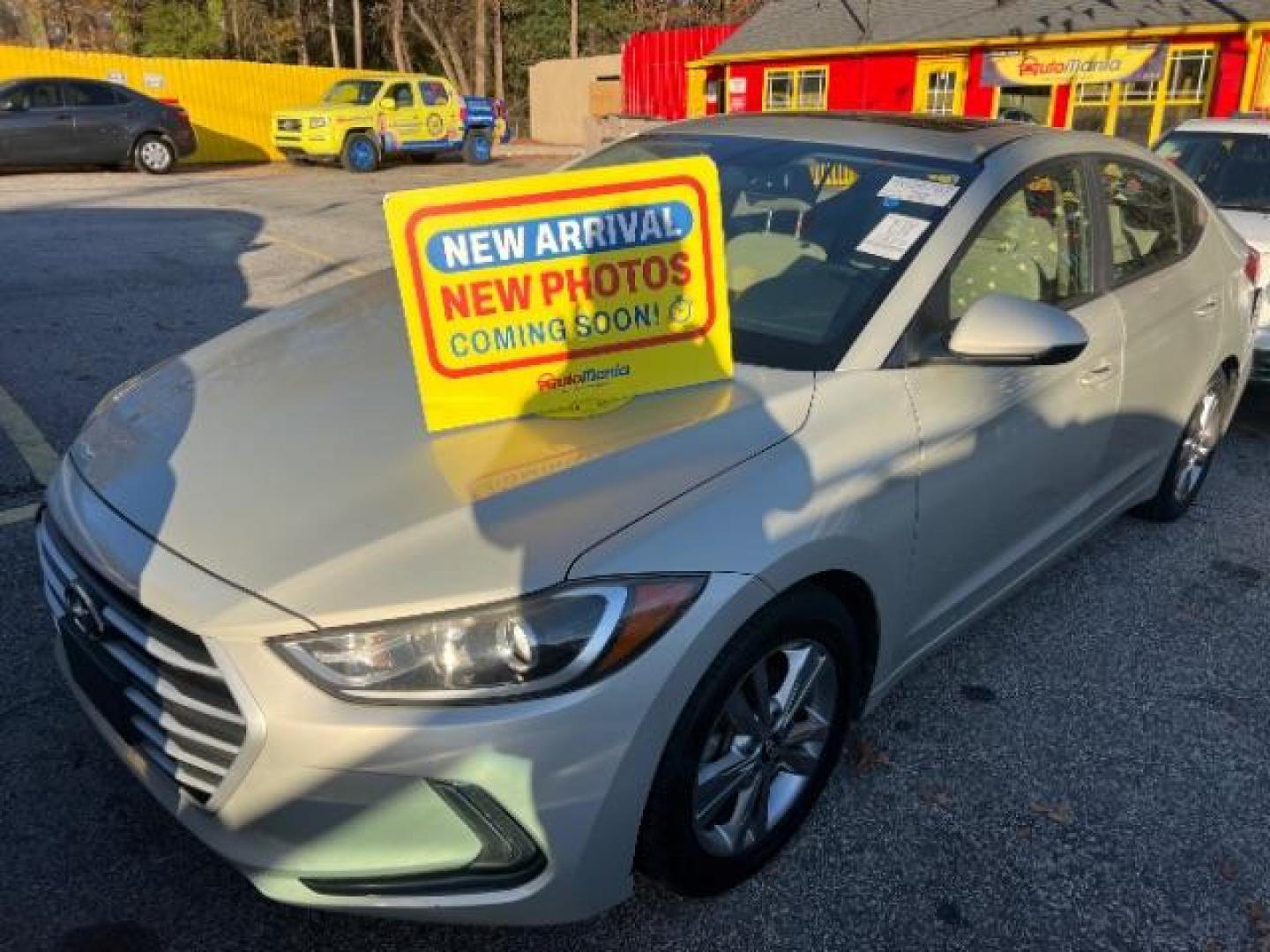 2017 Tan Hyundai Elantra Value Edition 6A (KMHD84LFXHU) with an 1.8L L4 DOHC 16V engine, 6-Speed Automatic transmission, located at 1806 Veterans Memorial Hwy SW, Austell, GA, 30168, (770) 944-9558, 33.817959, -84.606987 - Photo#0