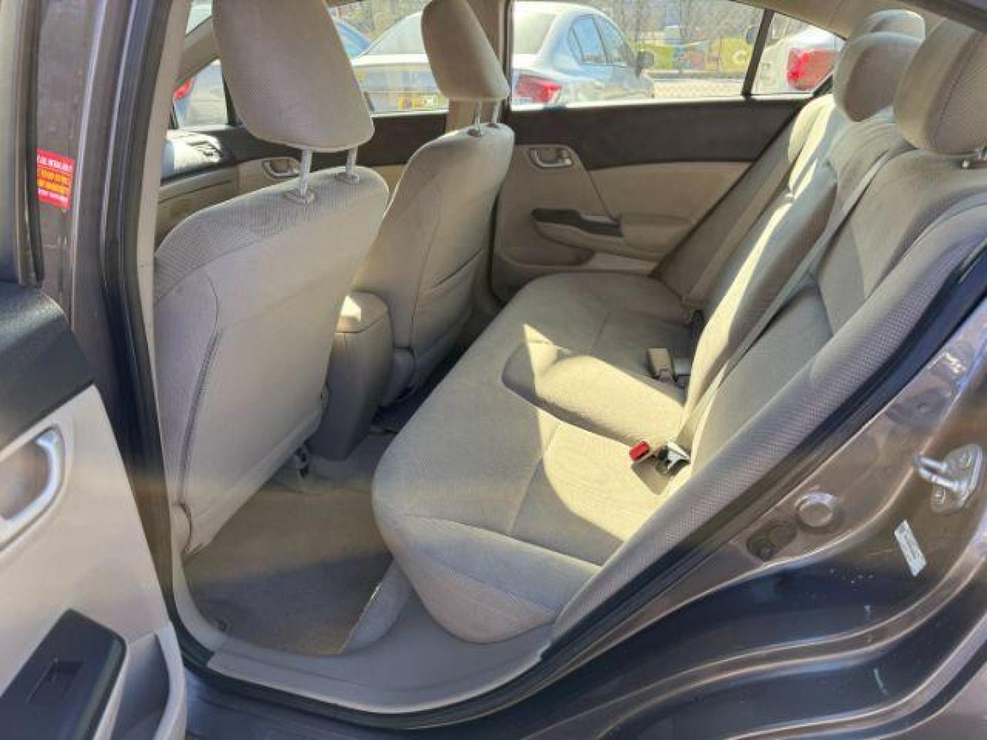 2012 Gray Honda Civic LX Sedan 5-Speed AT (19XFB2F59CE) with an 1.8L L4 SOHC 16V engine, 5-Speed Automatic transmission, located at 1806 Veterans Memorial Hwy SW, Austell, GA, 30168, (770) 944-9558, 33.817959, -84.606987 - Photo#14