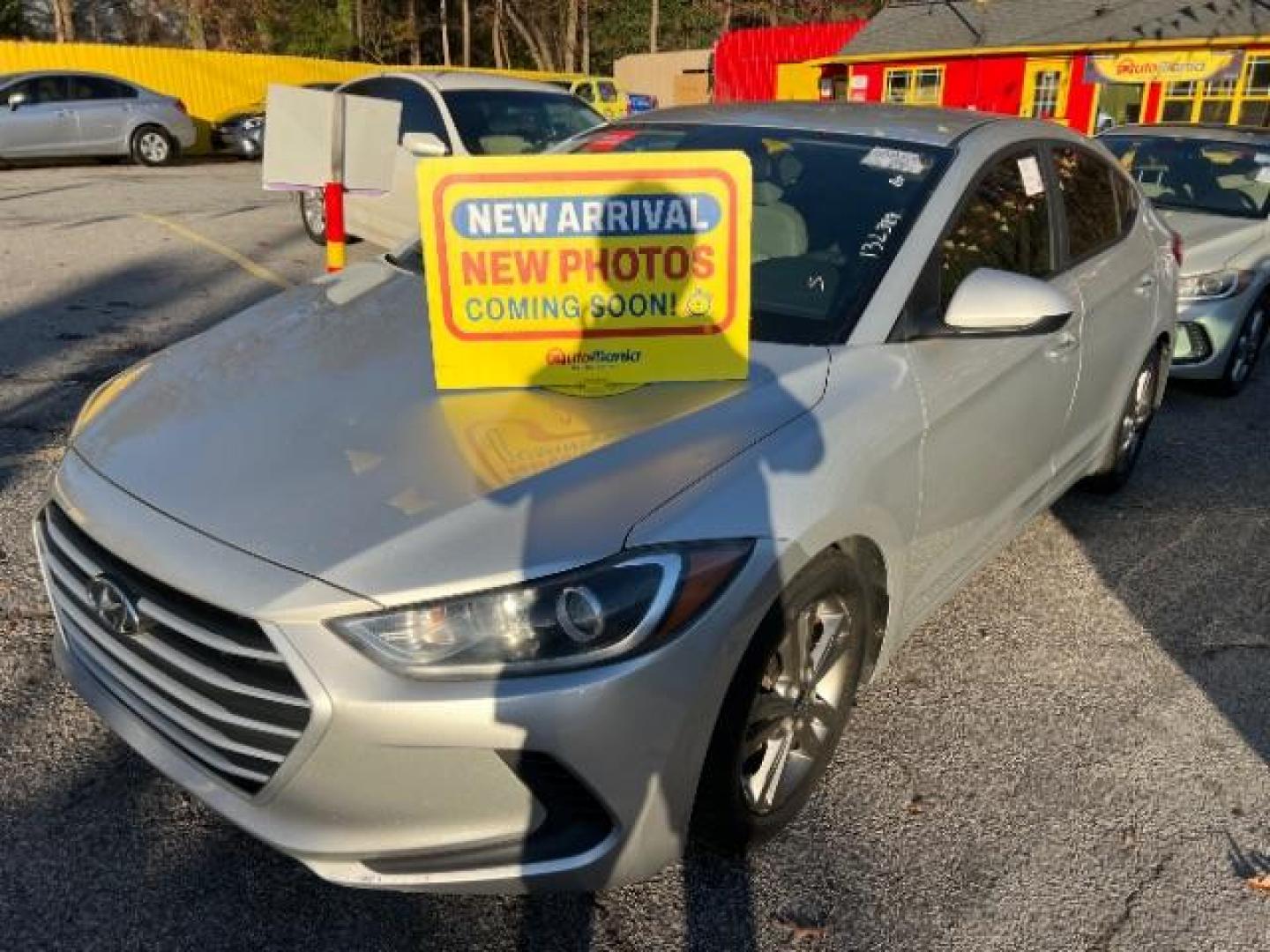 2018 Silver Hyundai Elantra Limited (5NPD84LF2JH) with an 1.8L L4 DOHC 16V engine, 6-Speed Automatic transmission, located at 1806 Veterans Memorial Hwy SW, Austell, GA, 30168, (770) 944-9558, 33.817959, -84.606987 - Photo#0