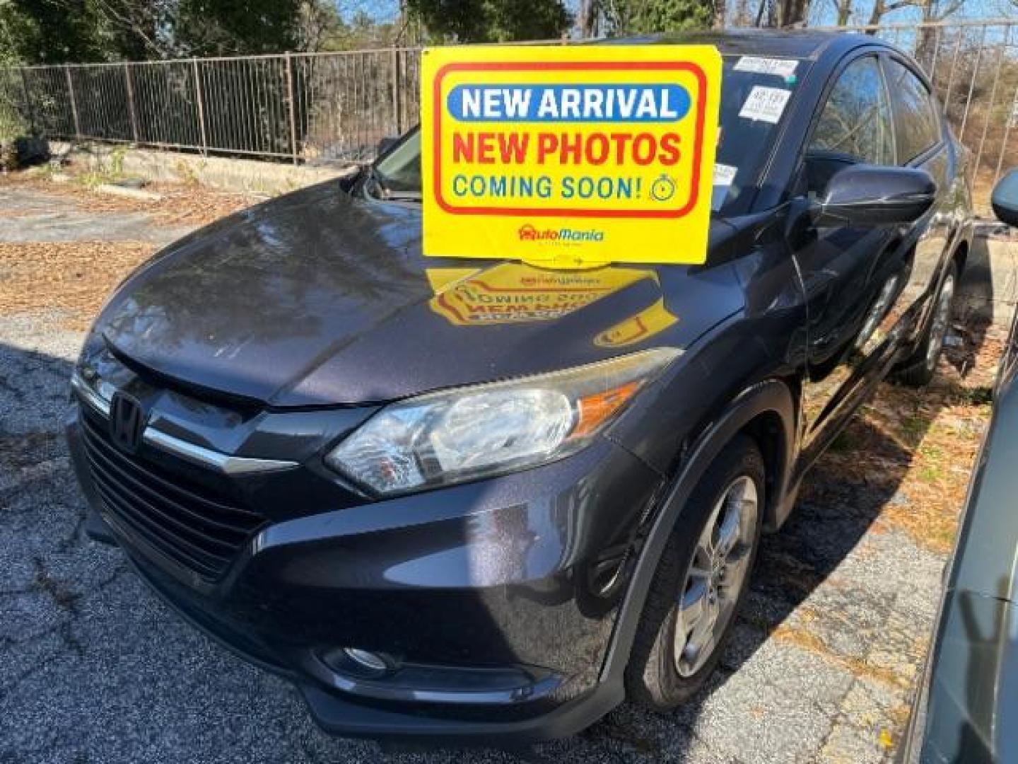 2017 Gray Honda HR-V EX 2WD CVT (3CZRU5H58HM) with an 1.8L L4 DOHC 16V engine, Continuously Variable Transmission transmission, located at 1806 Veterans Memorial Hwy SW, Austell, GA, 30168, (770) 944-9558, 33.817959, -84.606987 - Photo#0