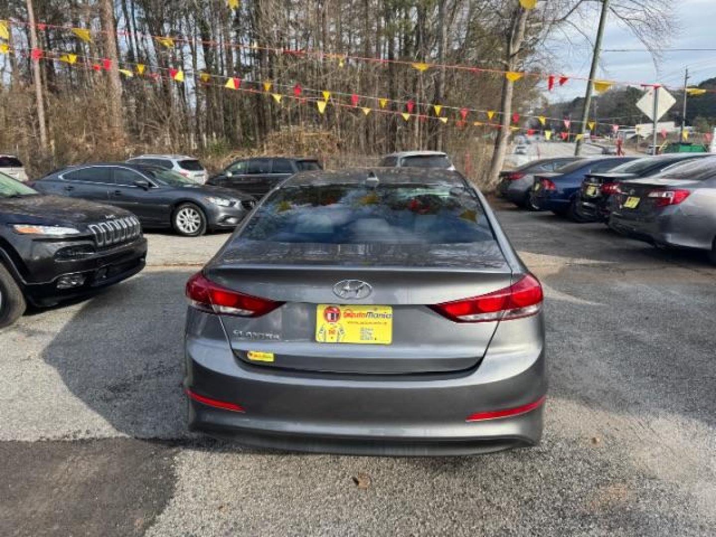 2018 Gray Hyundai Elantra Limited (5NPD84LF3JH) with an 1.8L L4 DOHC 16V engine, 6-Speed Automatic transmission, located at 1806 Veterans Memorial Hwy SW, Austell, GA, 30168, (770) 944-9558, 33.817959, -84.606987 - Photo#3