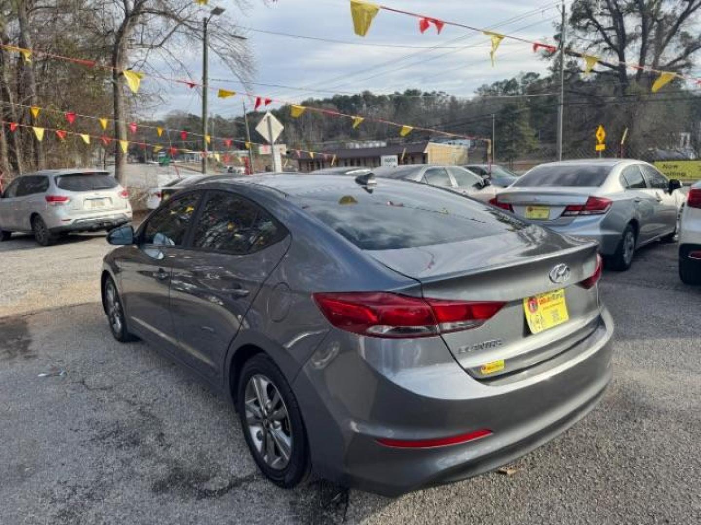 2018 Gray Hyundai Elantra Limited (5NPD84LF3JH) with an 1.8L L4 DOHC 16V engine, 6-Speed Automatic transmission, located at 1806 Veterans Memorial Hwy SW, Austell, GA, 30168, (770) 944-9558, 33.817959, -84.606987 - Photo#5