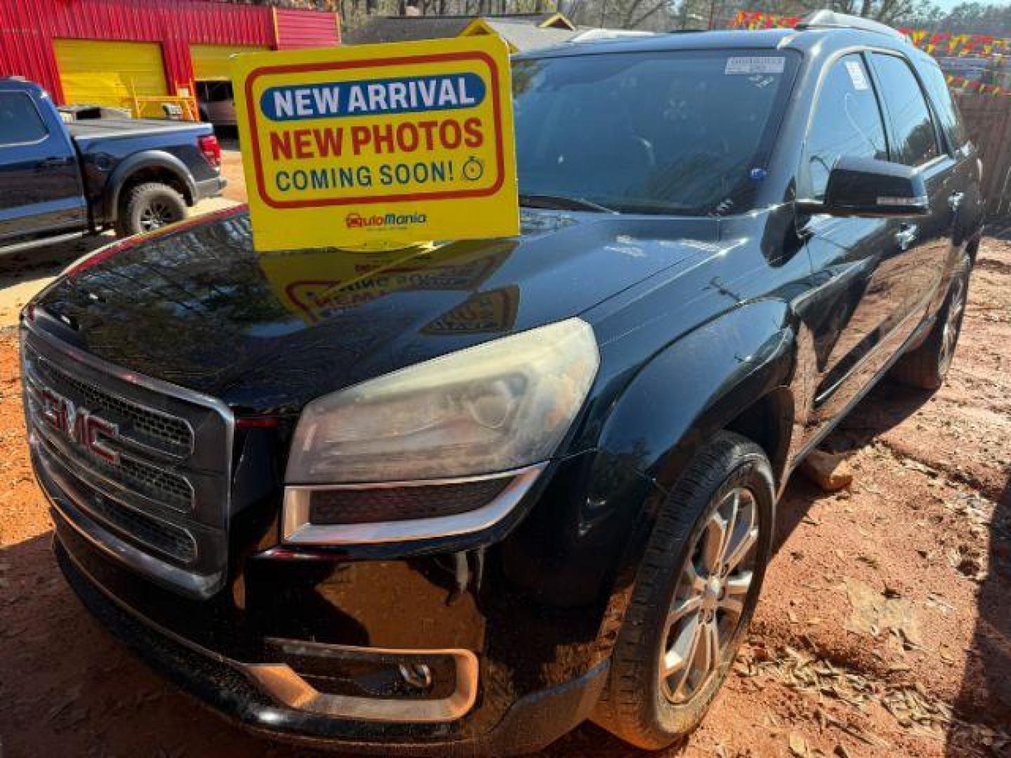 2016 Black GMC Acadia SLT-1 FWD (1GKKRRKD6GJ) with an 3.6L V6 DOHC 24V engine, 6-Speed Automatic transmission, located at 1806 Veterans Memorial Hwy SW, Austell, GA, 30168, (770) 944-9558, 33.817959, -84.606987 - Photo#0