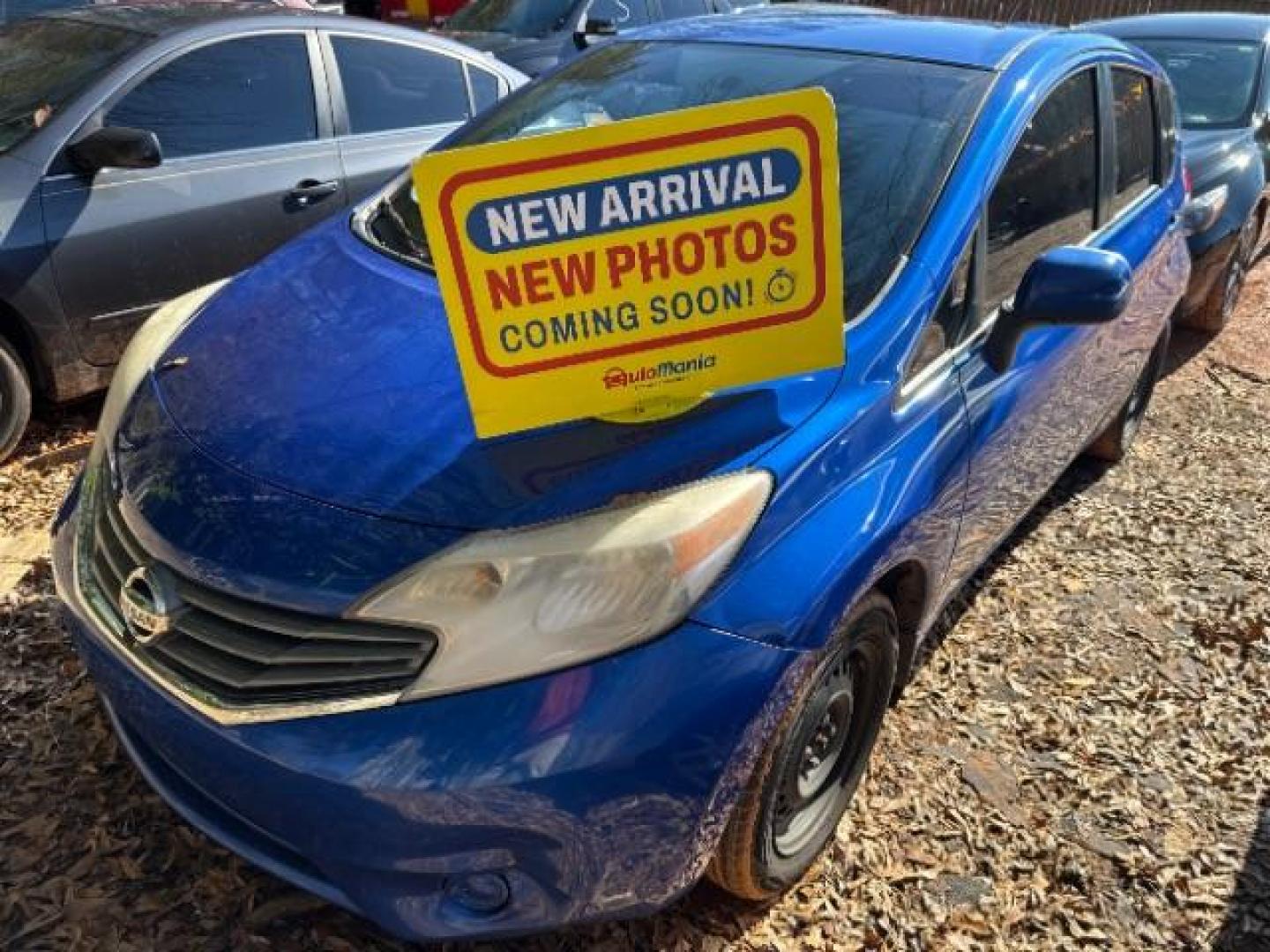 2014 Blue Nissan Versa Note S (3N1CE2CP1EL) with an 1.6L L4 DOHC 16V engine, 5-Speed Manual transmission, located at 1806 Veterans Memorial Hwy SW, Austell, GA, 30168, (770) 944-9558, 33.817959, -84.606987 - Photo#0