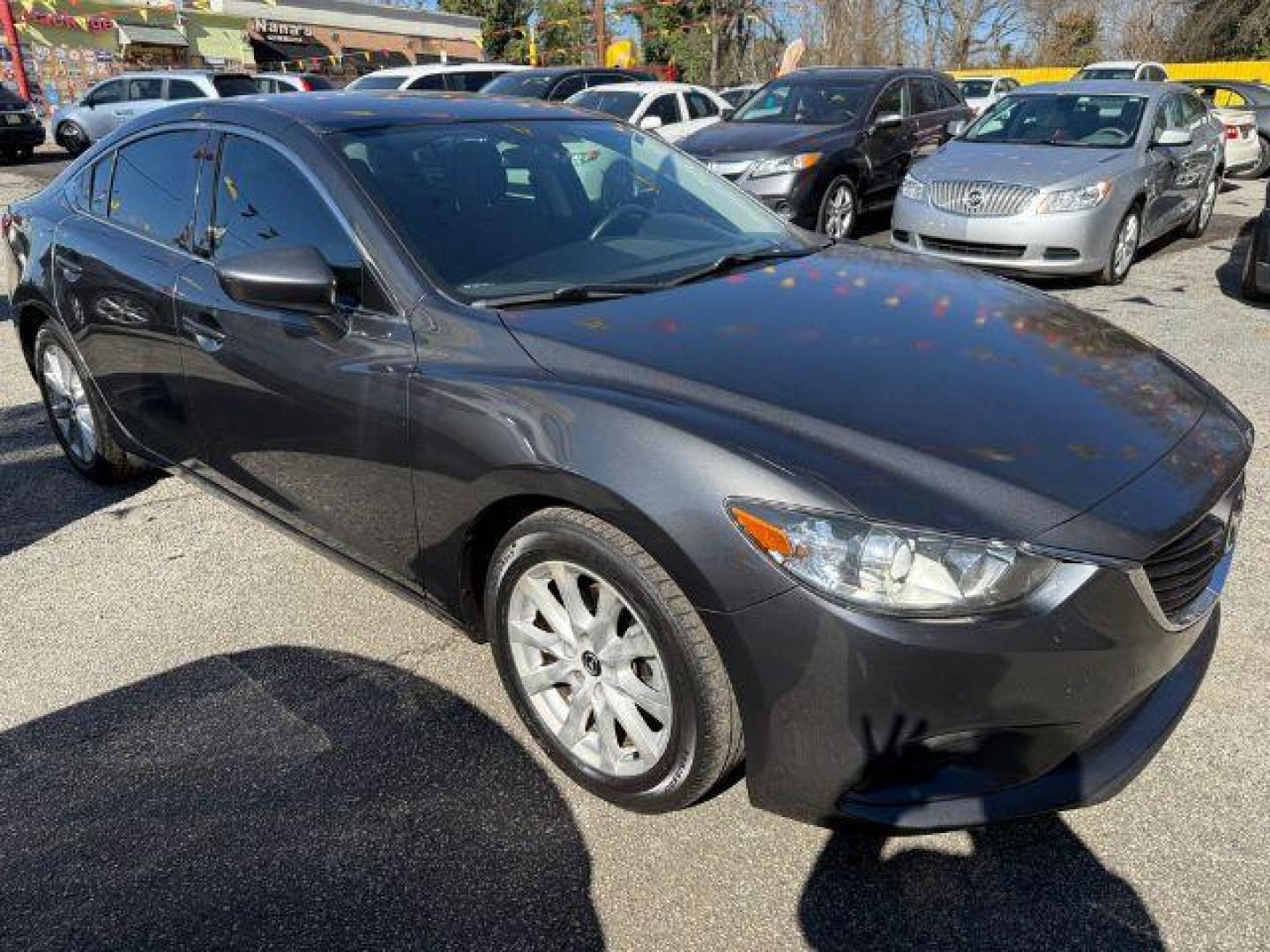 2015 Gray Mazda Mazda 6 i Sport (JM1GJ1U57F1) with an 2.5L I-4 DI DOHC engine, Automatic transmission, located at 1806 Veterans Memorial Hwy SW, Austell, GA, 30168, (770) 944-9558, 33.817959, -84.606987 - Photo#10