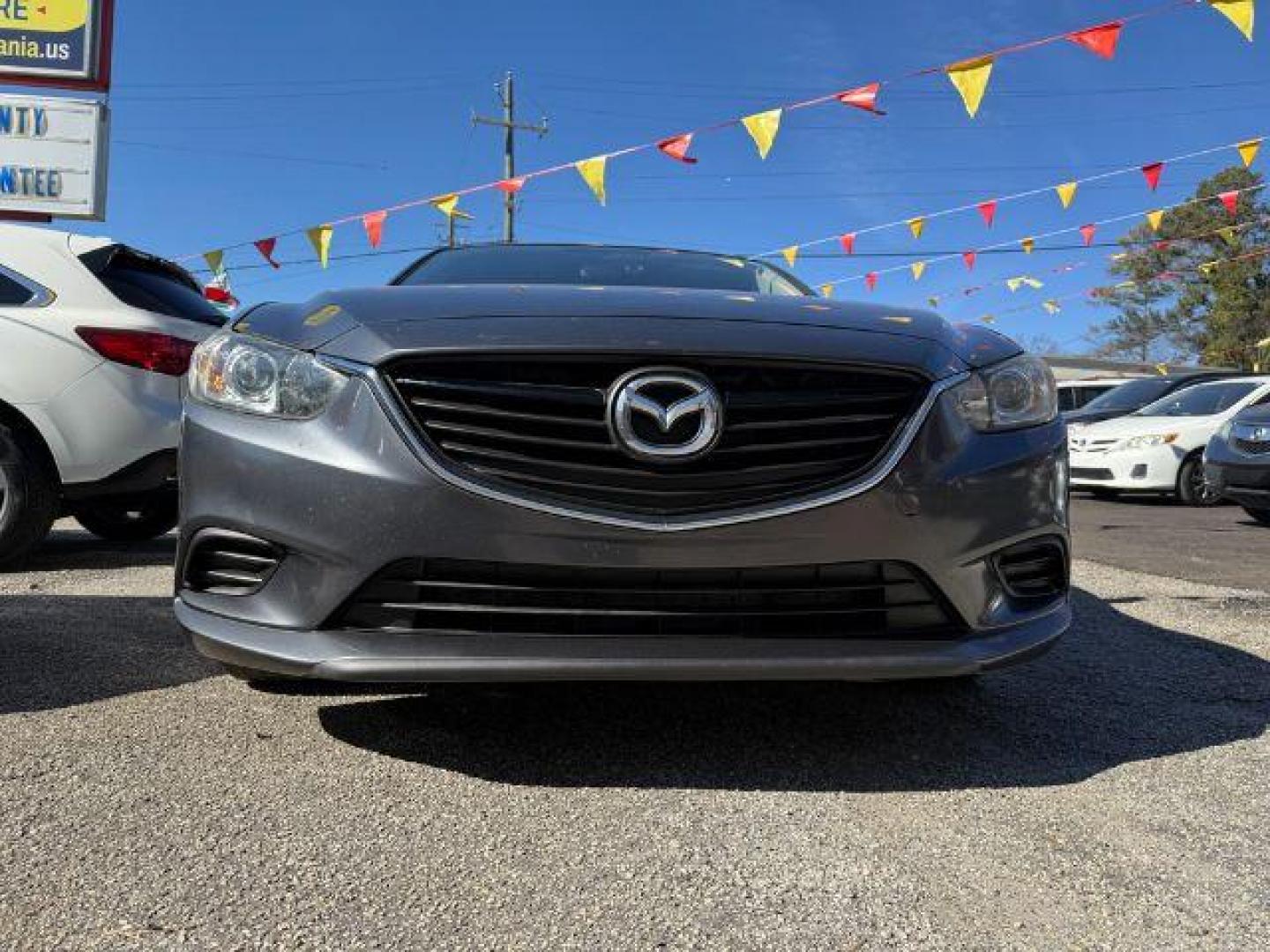 2015 Gray Mazda Mazda 6 i Sport (JM1GJ1U57F1) with an 2.5L I-4 DI DOHC engine, Automatic transmission, located at 1806 Veterans Memorial Hwy SW, Austell, GA, 30168, (770) 944-9558, 33.817959, -84.606987 - Photo#13