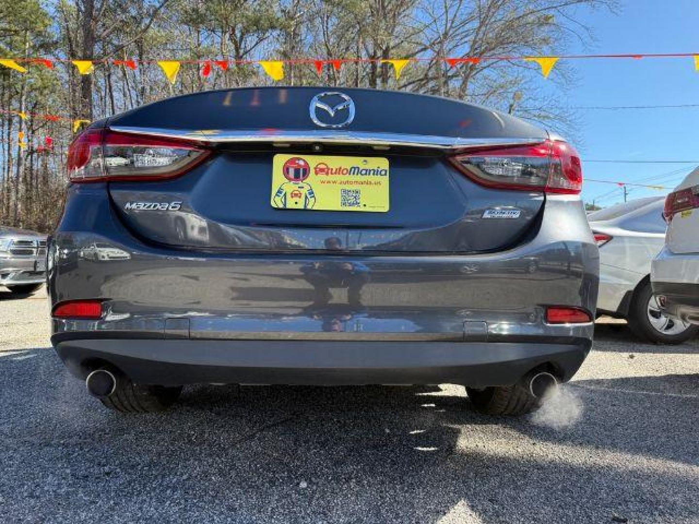 2015 Gray Mazda Mazda 6 i Sport (JM1GJ1U57F1) with an 2.5L I-4 DI DOHC engine, Automatic transmission, located at 1806 Veterans Memorial Hwy SW, Austell, GA, 30168, (770) 944-9558, 33.817959, -84.606987 - Photo#6